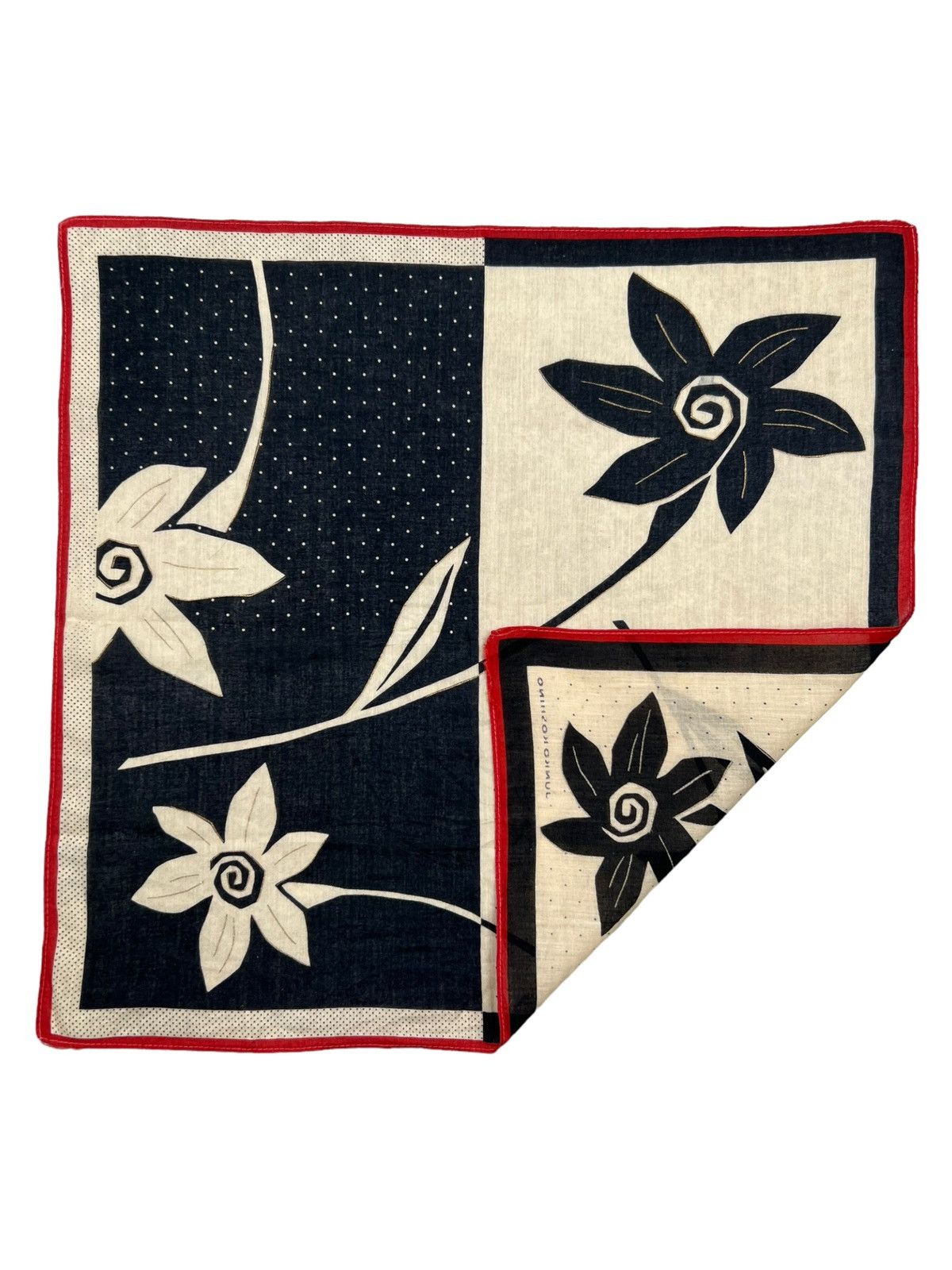 Japanese Brand Junko Koshino Handkerchief Neckerchief Bandana Pocketsquare Size ONE SIZE - 4 Thumbnail