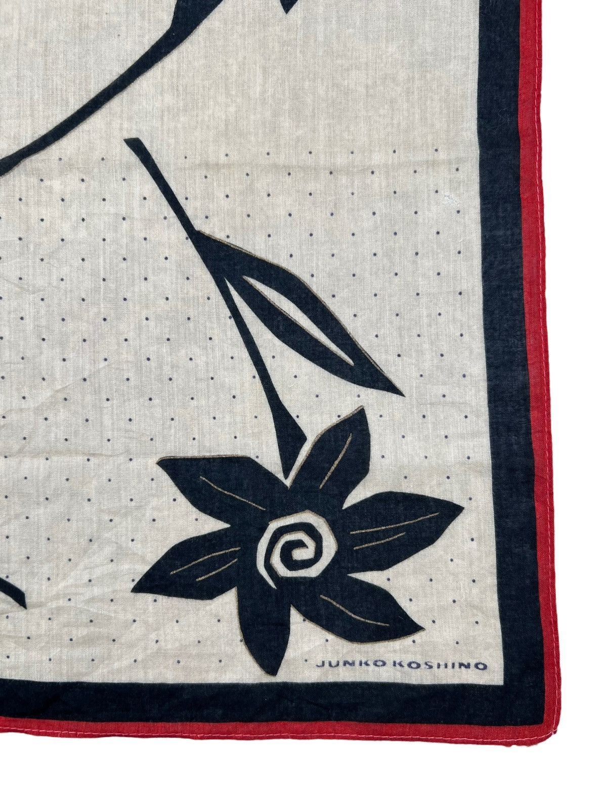 Japanese Brand Junko Koshino Handkerchief Neckerchief Bandana Pocketsquare Size ONE SIZE - 3 Thumbnail