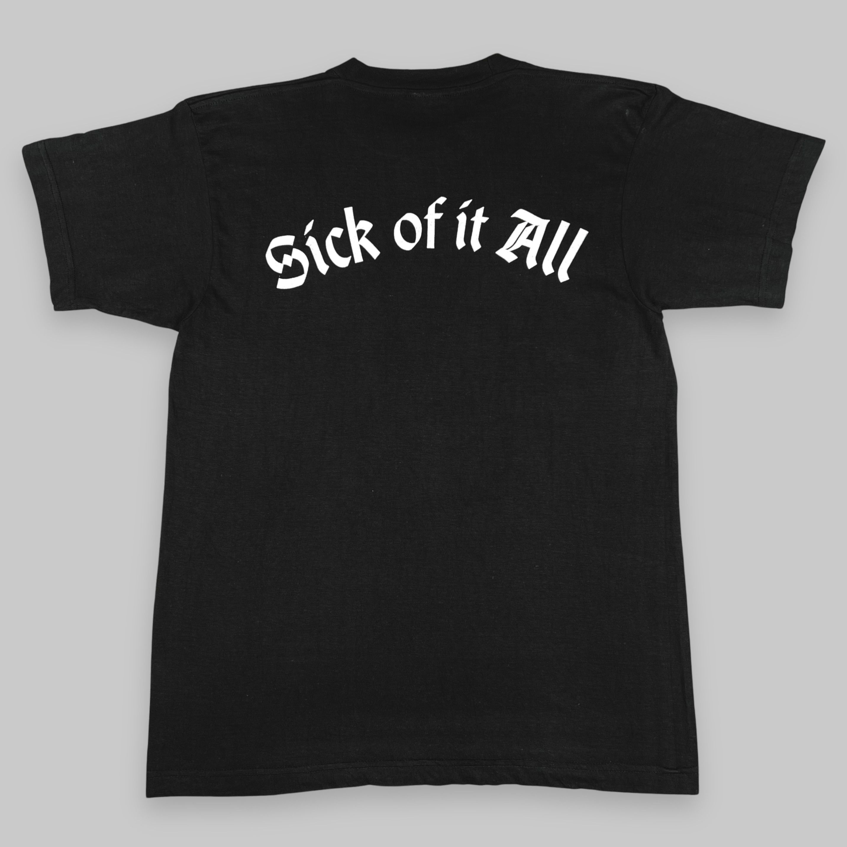 Band Tees Vintage Mid 90s Sick Of It All ‘City of New York’ Euro Shirt Size US L / EU 52-54 / 3 - 3 Thumbnail