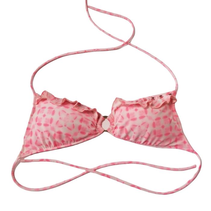 Victoria's Secret Victorias Secret Womens M Bikini Top Jewels Ruffle