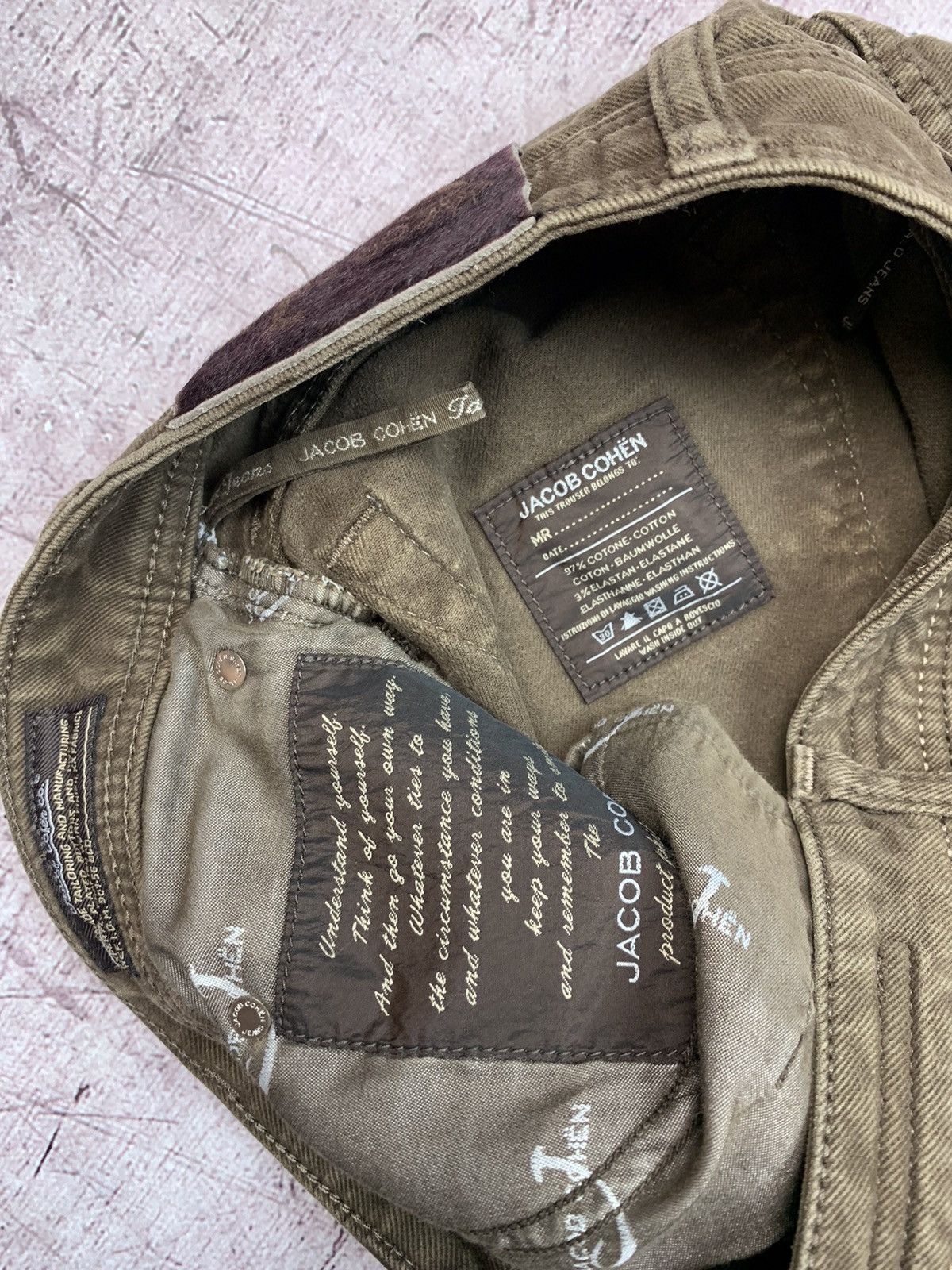Jacob Cohen × Vintage Vintage Jacob Cohen Mens Corduroy Pants Size US 32 / EU 48 - 12 Thumbnail