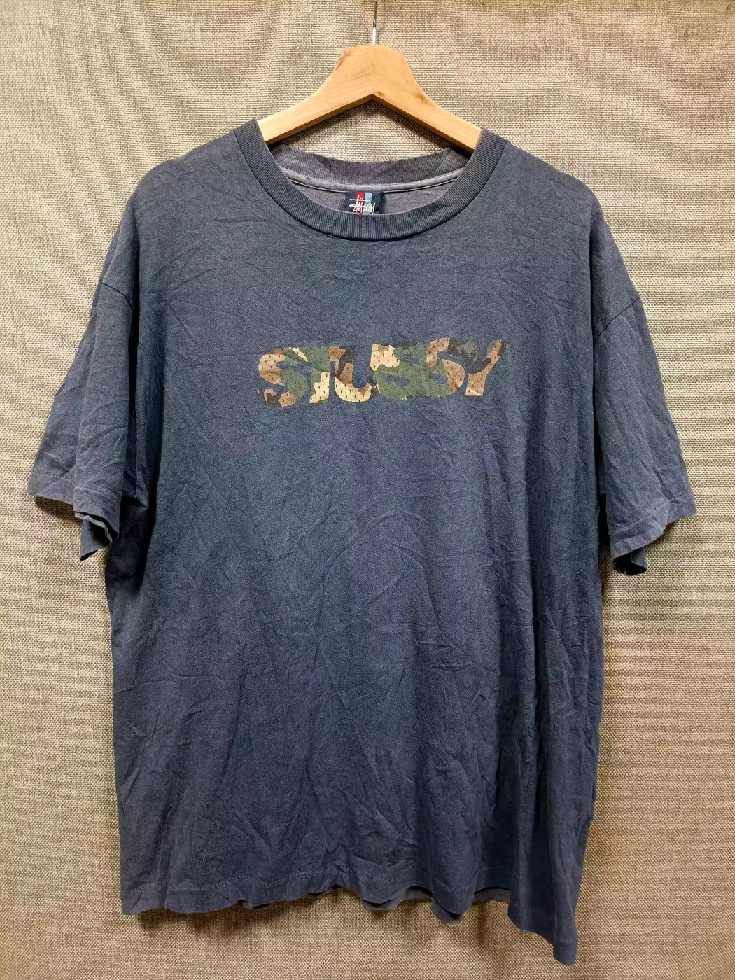 vintage 90s t shirt stussy made in usa