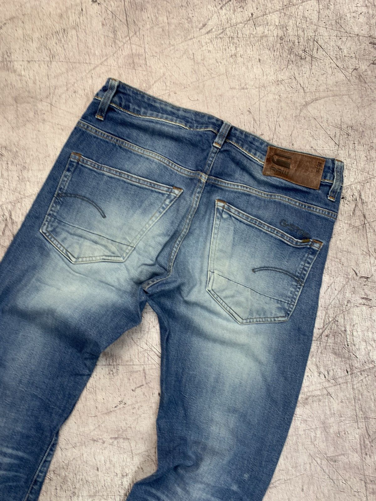 G-Star G Star Raw 3301 Slim Denim Pants Jeans Size US 30 / EU 46 - 5 Thumbnail