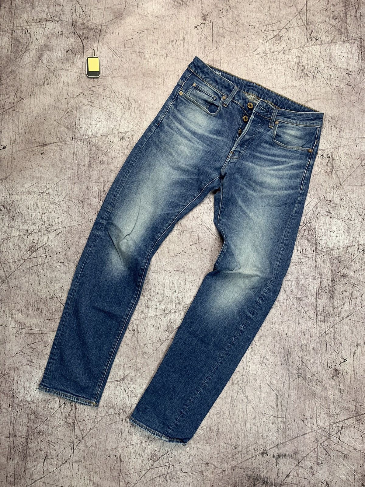 G-Star G Star Raw 3301 Slim Denim Pants Jeans Size US 30 / EU 46 - 2 Thumbnail