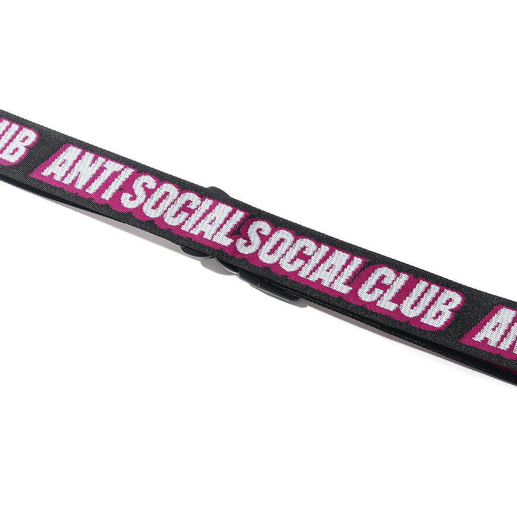 Anti Social Social Club Safe and Sound Luggage Strap Black Size ONE SIZE - 2 Thumbnail