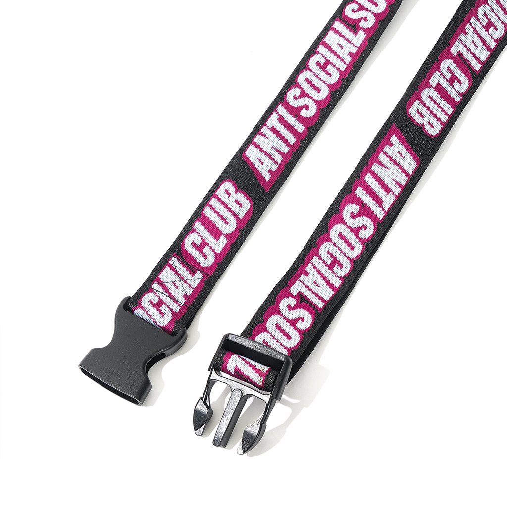 Anti Social Social Club Safe and Sound Luggage Strap Black Size ONE SIZE - 1 Thumbnail