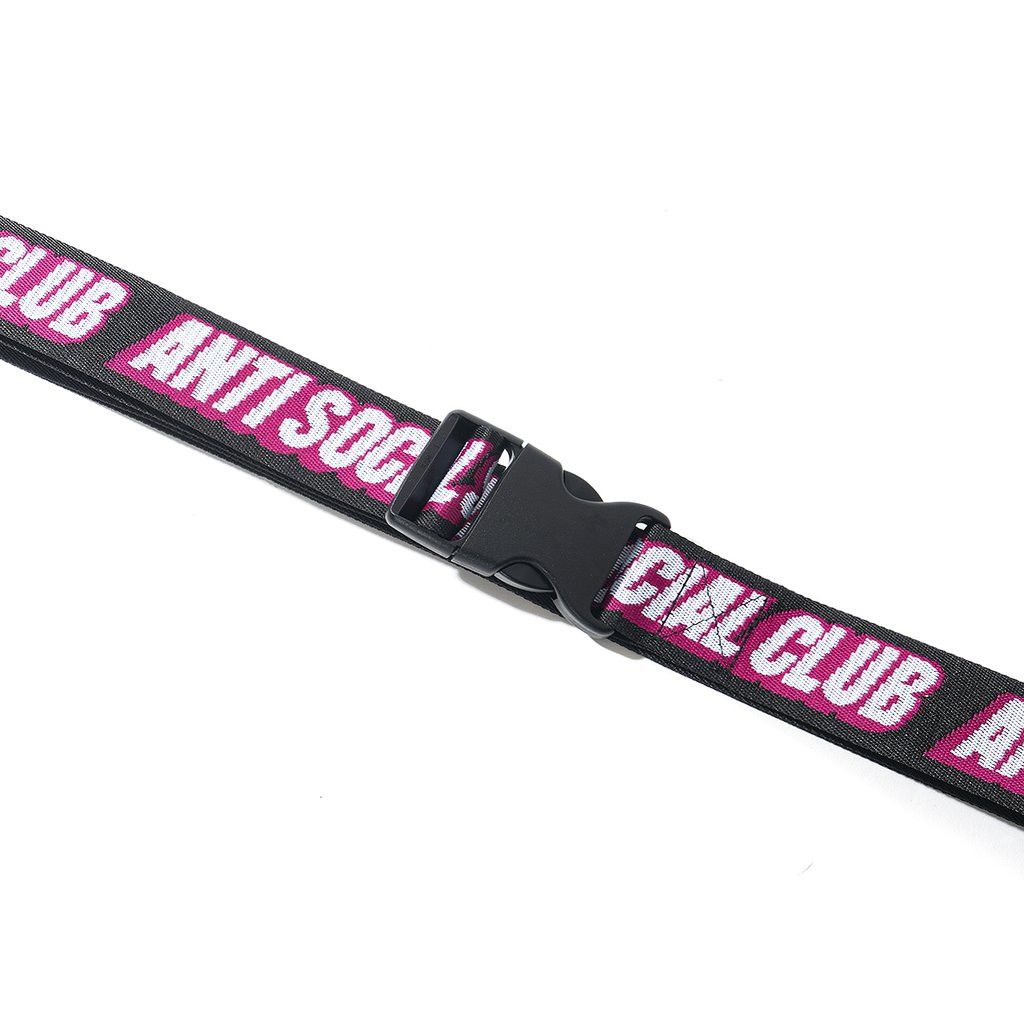 Anti Social Social Club Safe and Sound Luggage Strap Black Size ONE SIZE - 4 Thumbnail