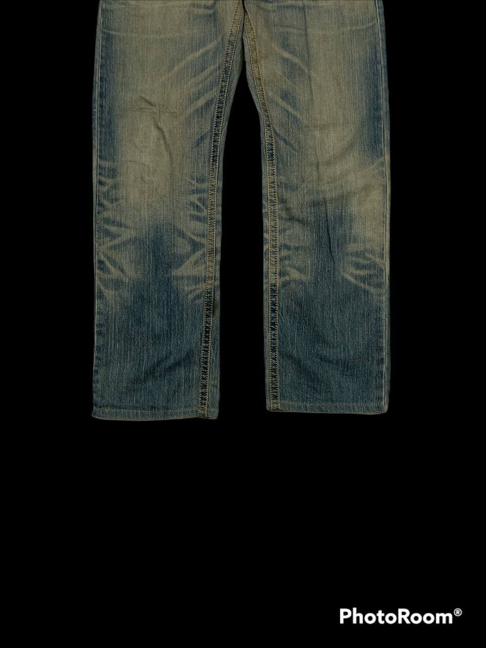 Edwin × Japanese Brand Exclusive Vintage XV Edwin Distressed Denim Pants Size US 33 - 3 Thumbnail