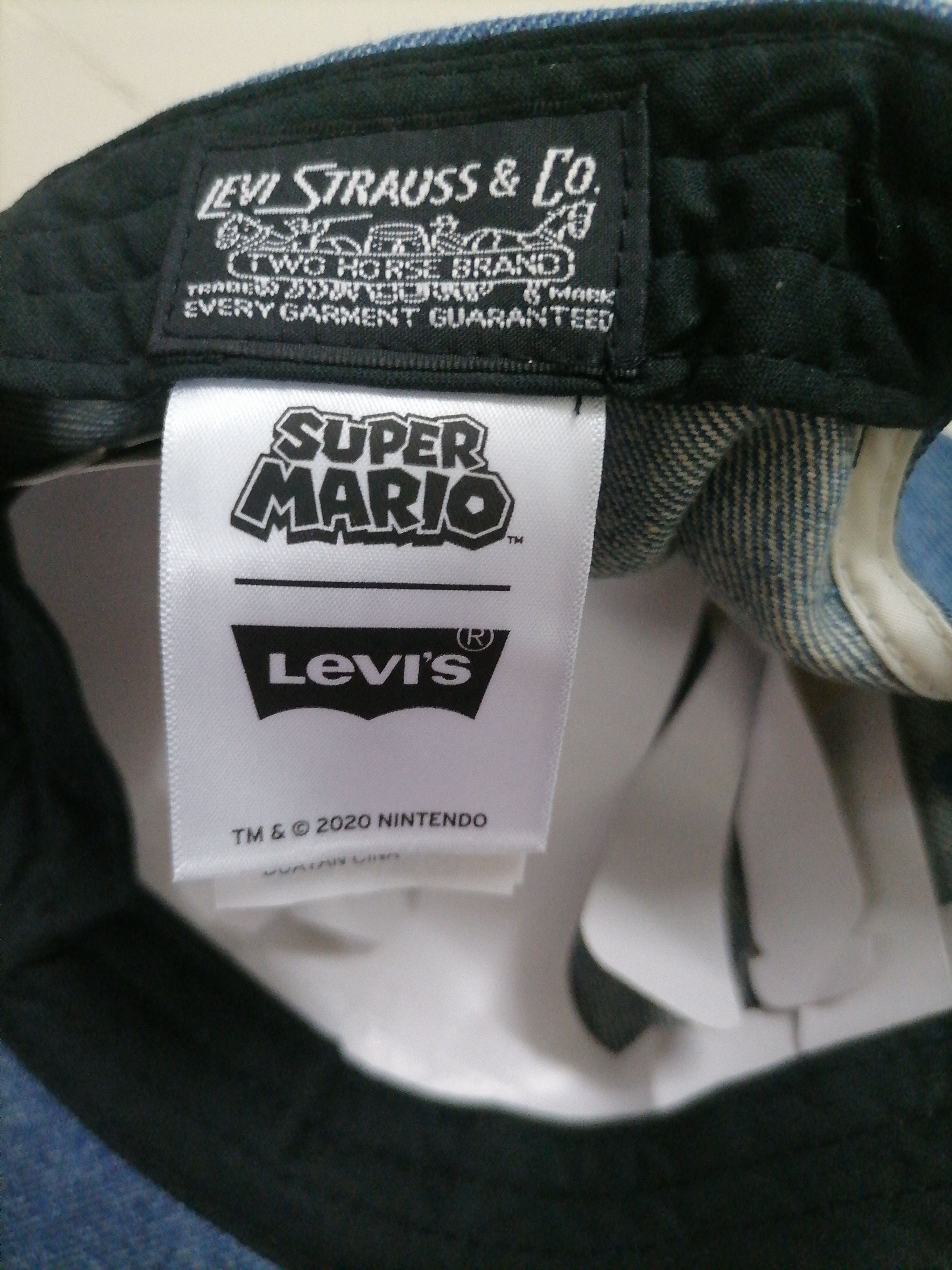 Levi's Levis x Nintendo Super Mario Cap Size ONE SIZE - 6 Thumbnail