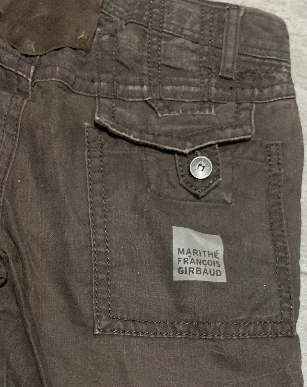 Marithe + Francois Girbaud Vintage 90s Marithe Francois Girbaud Brown Jeans Size US 29 - 5 Thumbnail