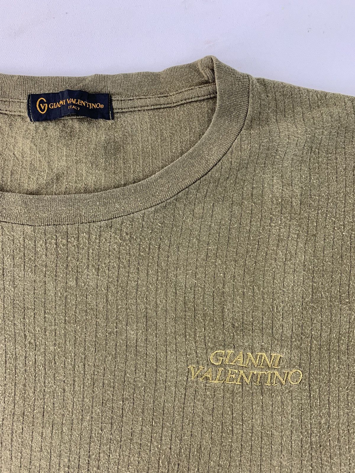 Gianni Valentino Gianni Valentino Embroidery Logo Longsleeve Tee Size L / US 10 / IT 46 - 3 Thumbnail