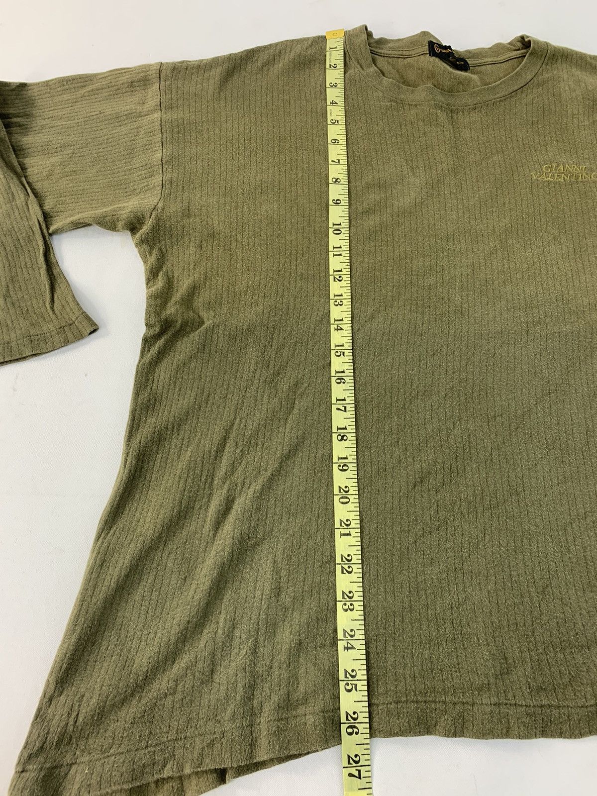 Gianni Valentino Gianni Valentino Embroidery Logo Longsleeve Tee Size L / US 10 / IT 46 - 8 Thumbnail