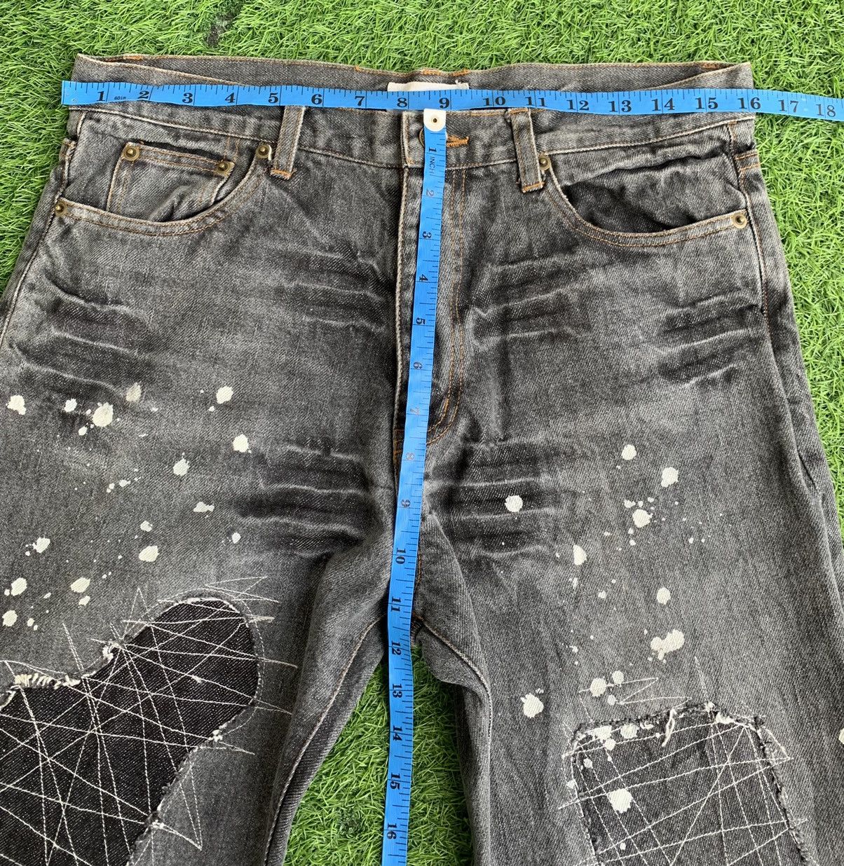 Japanese Brand Distressed Japanese Brand Denim Jeans Size US 32 / EU 48 - 13 Thumbnail