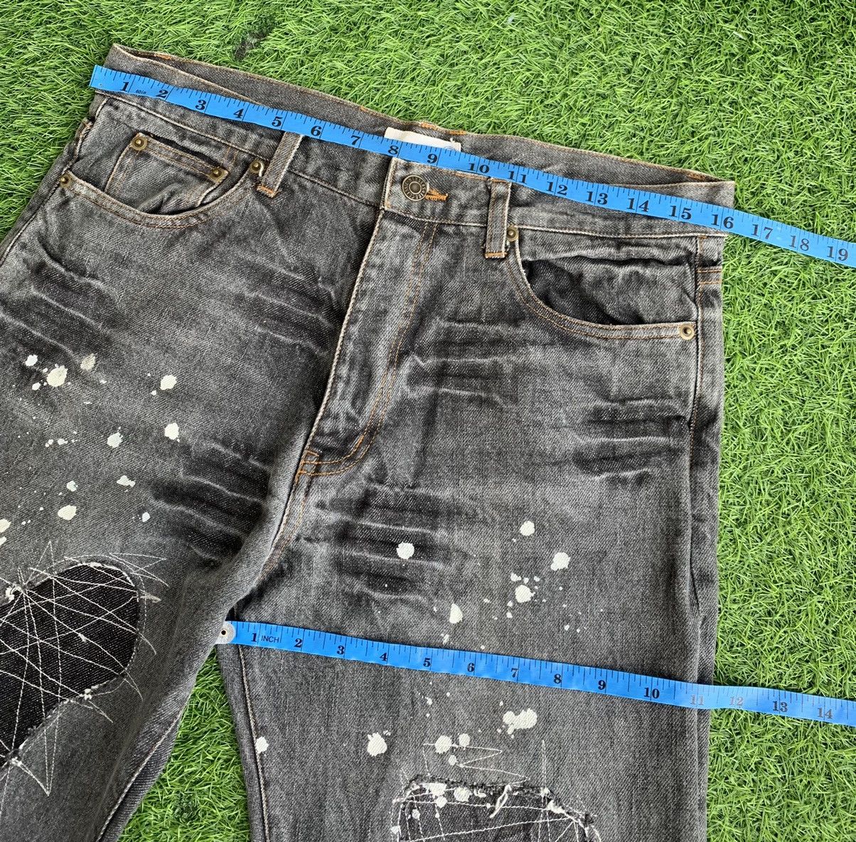 Japanese Brand Distressed Japanese Brand Denim Jeans Size US 32 / EU 48 - 12 Thumbnail