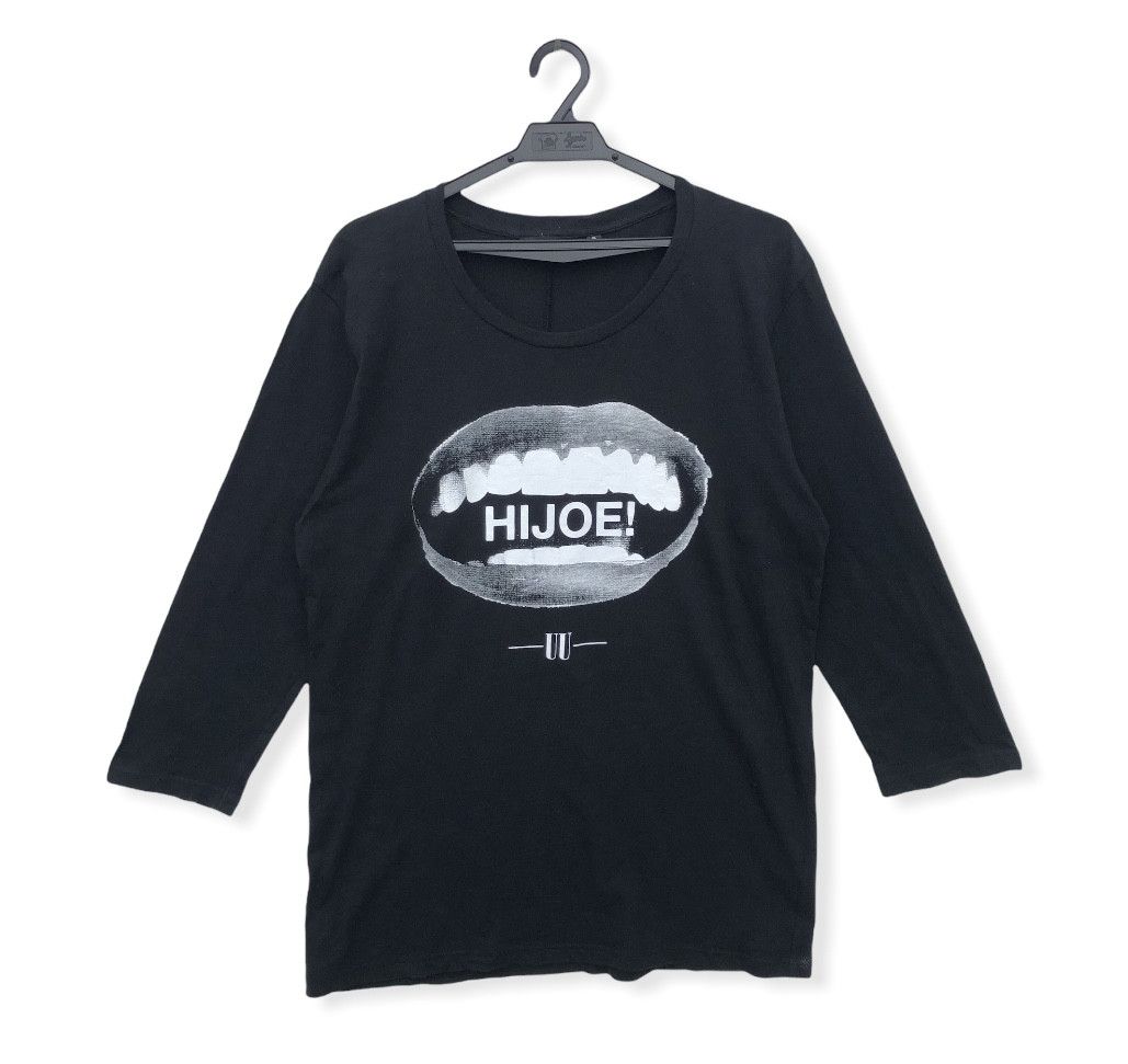 image of Jun Takahashi x Undercover Uu Undercover X Uniqlo 3/4 Sleeves Shirt in Black, Men's (Size Large)