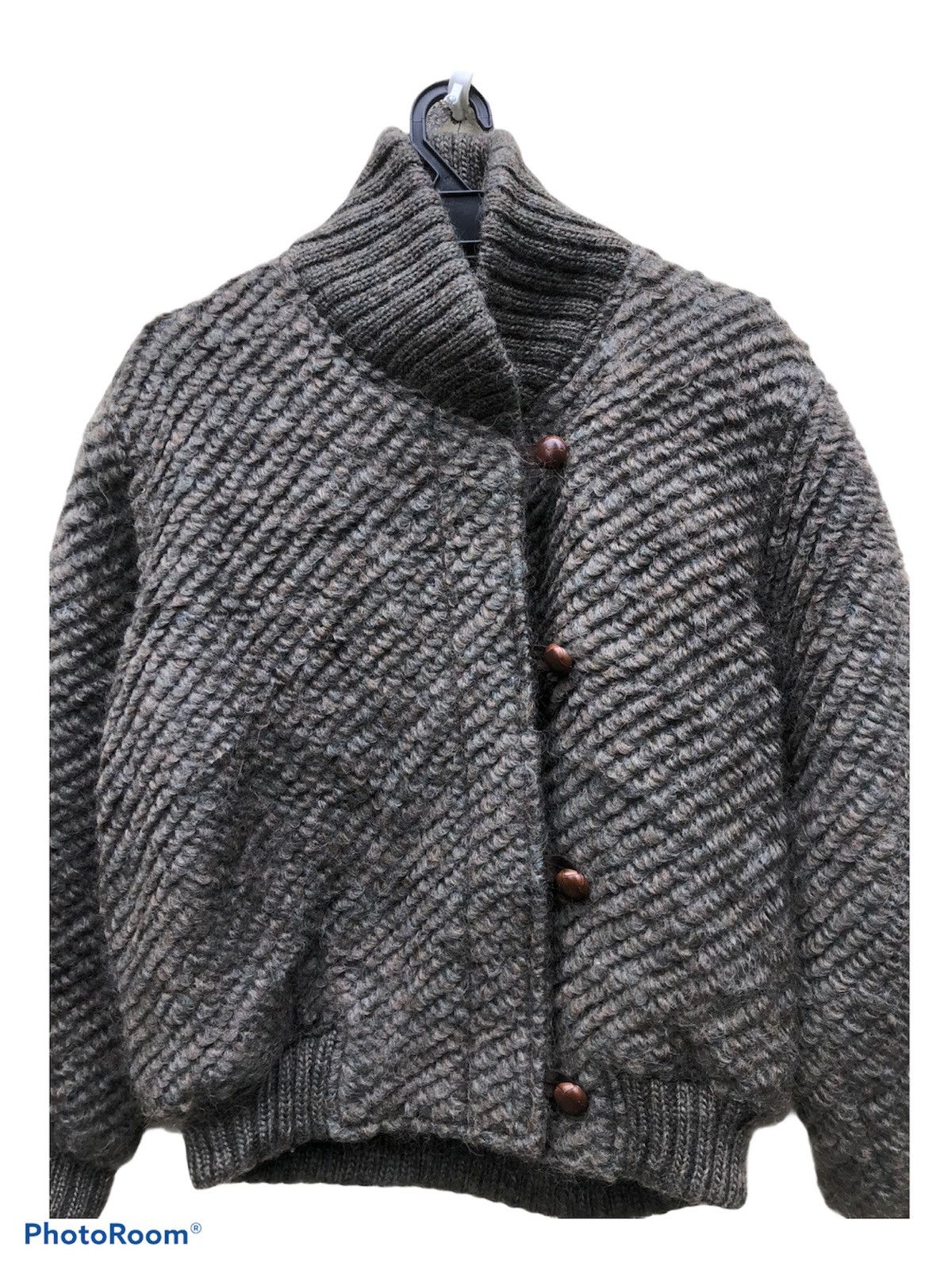 Burberry × Burberry Prorsum × Vintage BINDING OFFER ❌MOHAIR Vintage Burberry Wool Mushroom Button Size US M / EU 48-50 / 2 - 2 Thumbnail