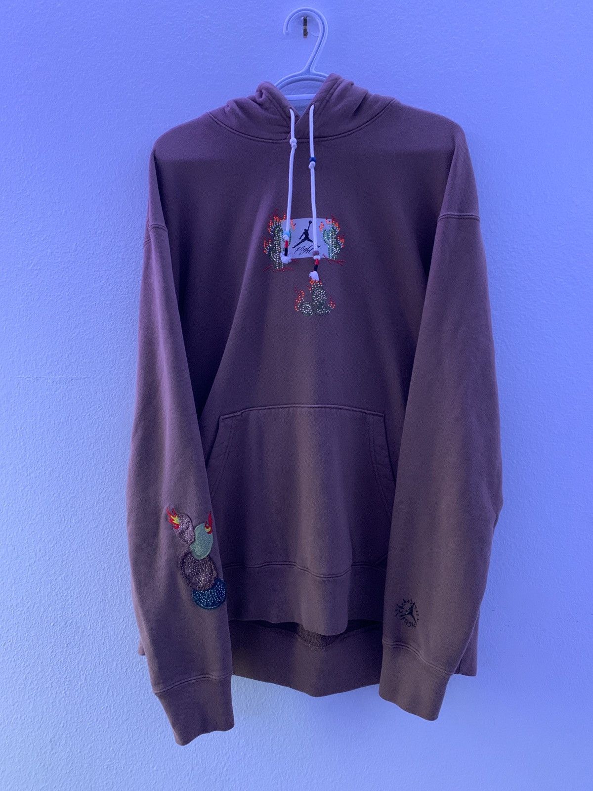 Pre-owned Travis Scott Jordan X  Hoodie In Brown