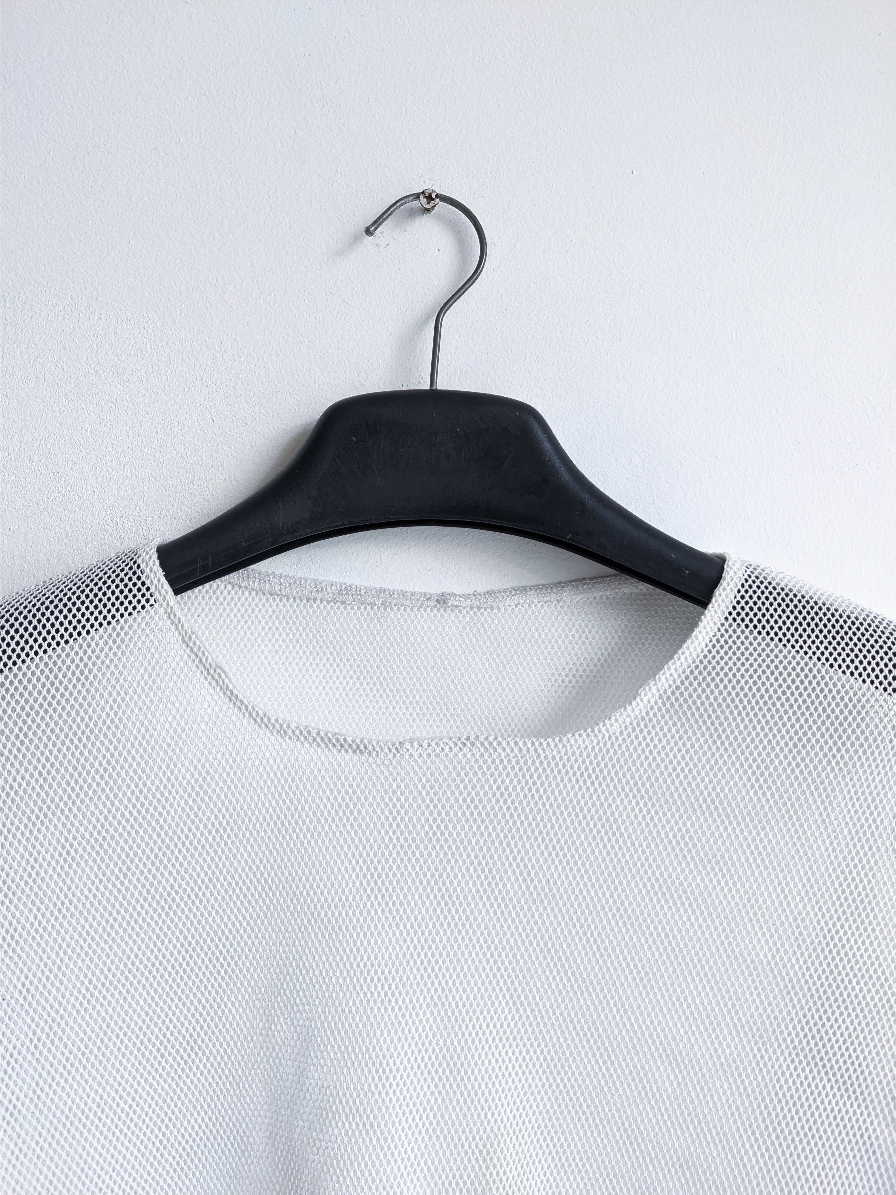 Japanese Brand Avant garde Mesh long sleeve y2k white Size M / US 6-8 / IT 42-44 - 3 Thumbnail