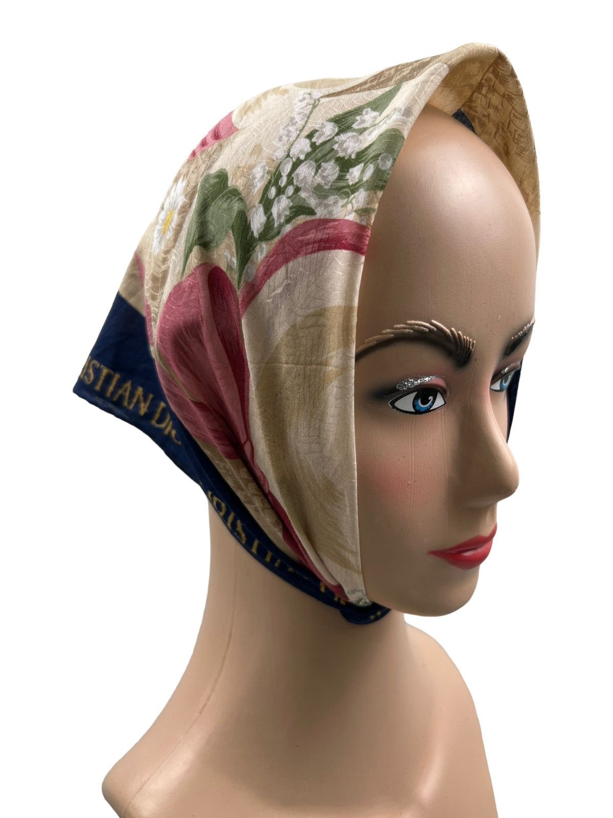 Christian Dior Handkerchief Neckerchief Bandana Pocketsquare