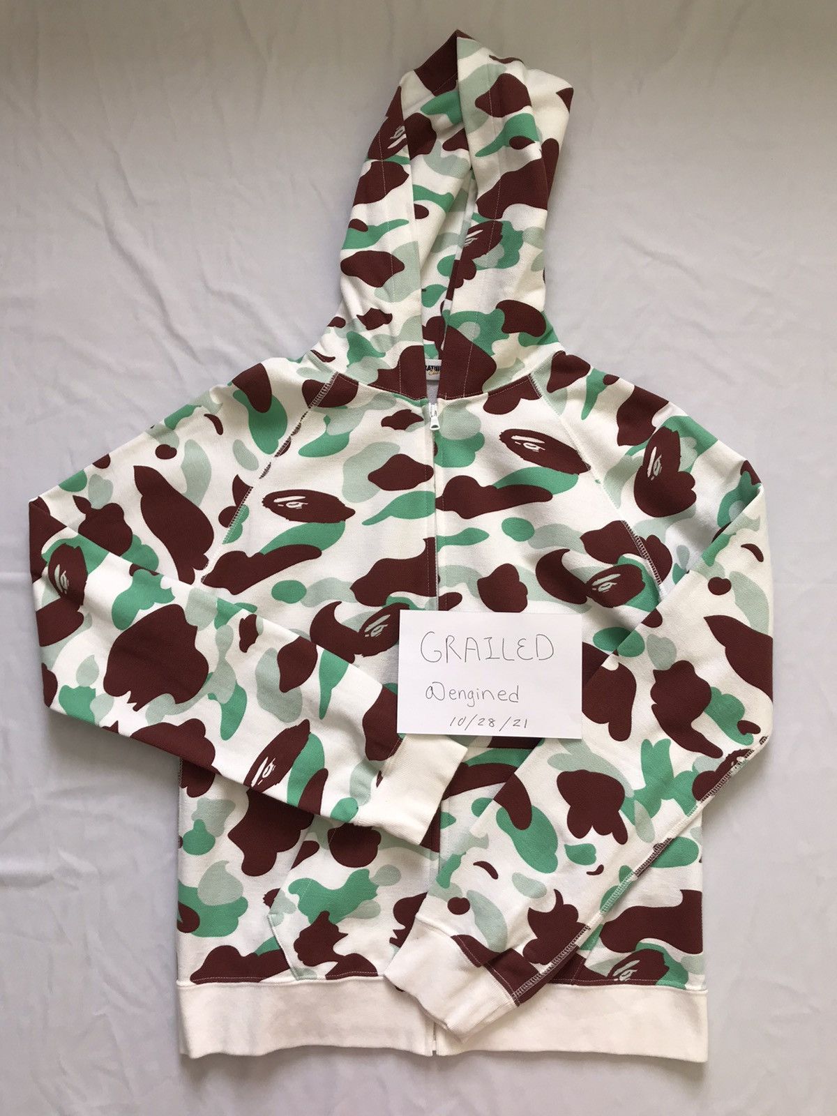 Bape A Bathing Ape Sendai Limited Camo Hoodie Size S / US 4 / IT 40 - 5 Thumbnail