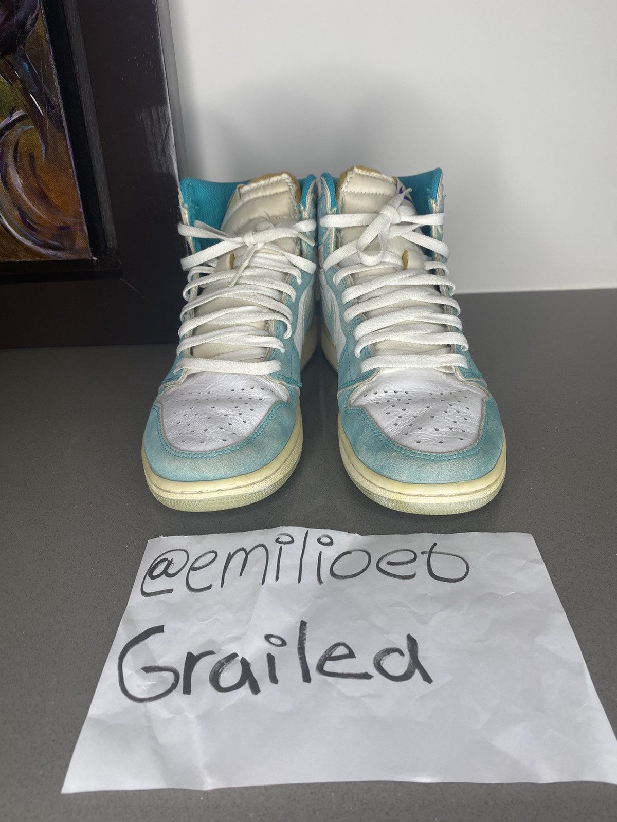 Jordan Brand Air Jordan 1 retro high OG Turbo green Size US 10 / EU 43 - 3 Thumbnail