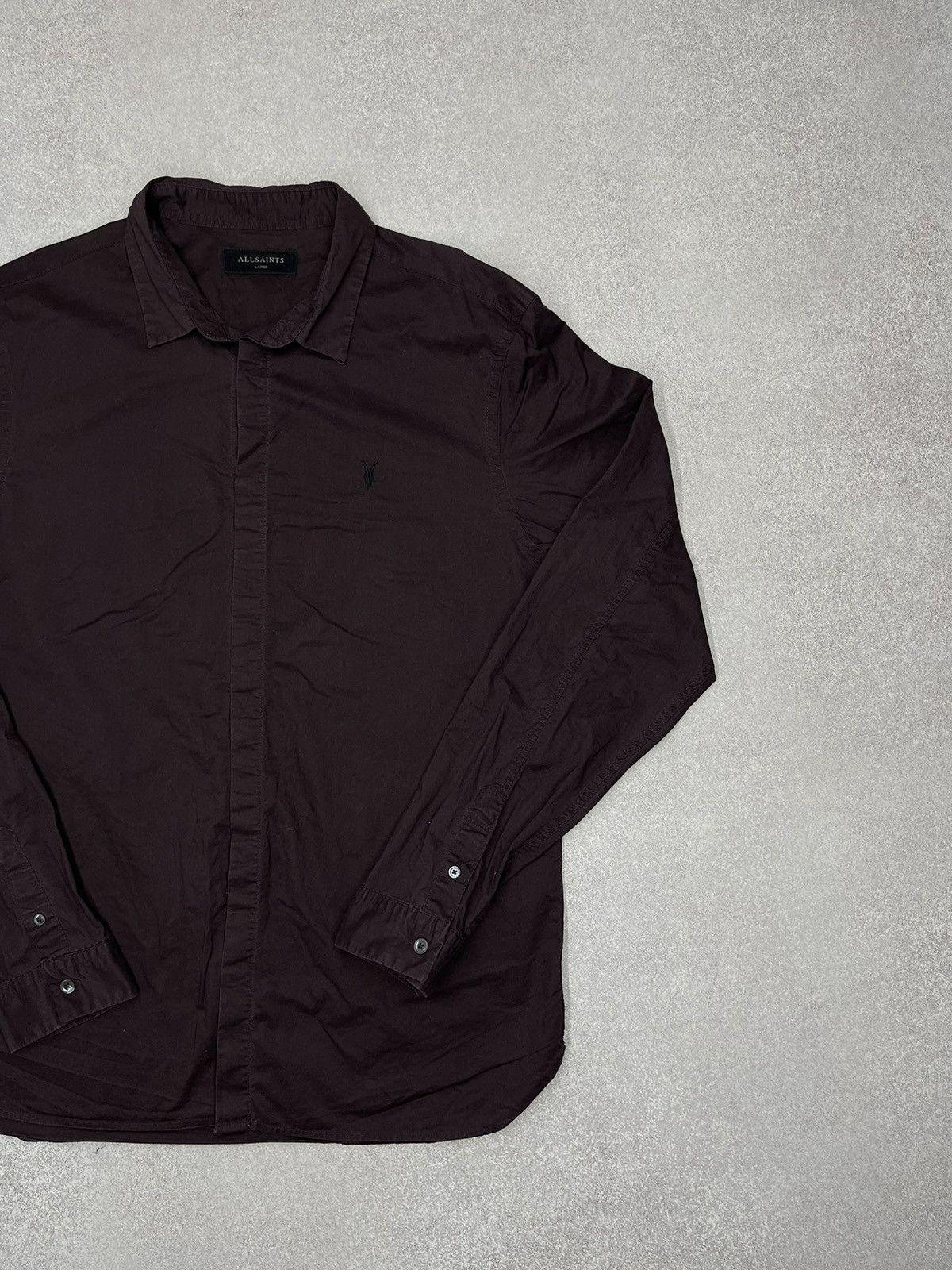 Allsaints Mens All Saints Westhampton Shirt Size US L / EU 52-54 / 3 - 3 Thumbnail