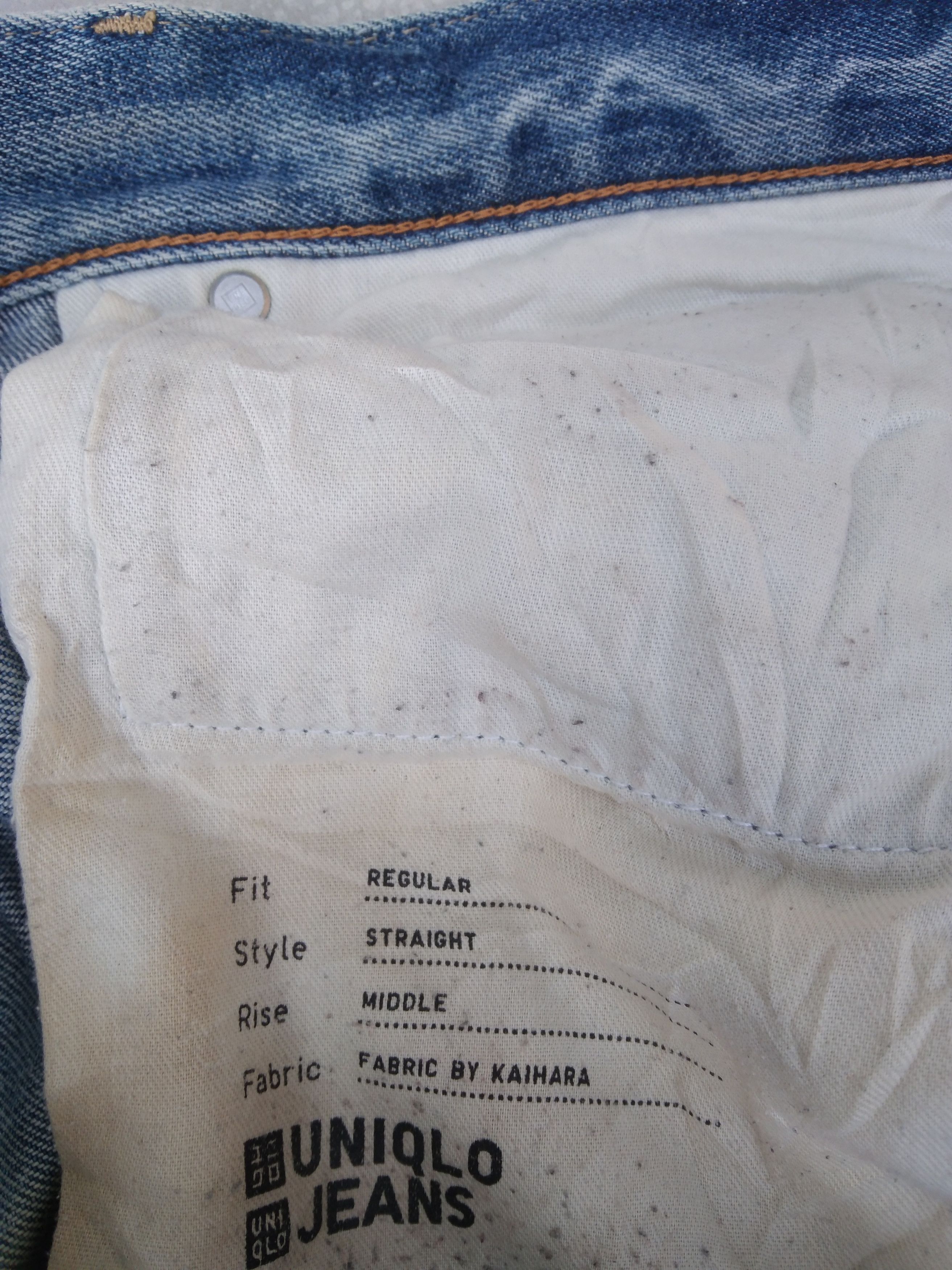 Japanese Brand Vintage Japanese Uniqlo x Kaihara Distressed Jeans 34x30 Size US 34 / EU 50 - 8 Thumbnail