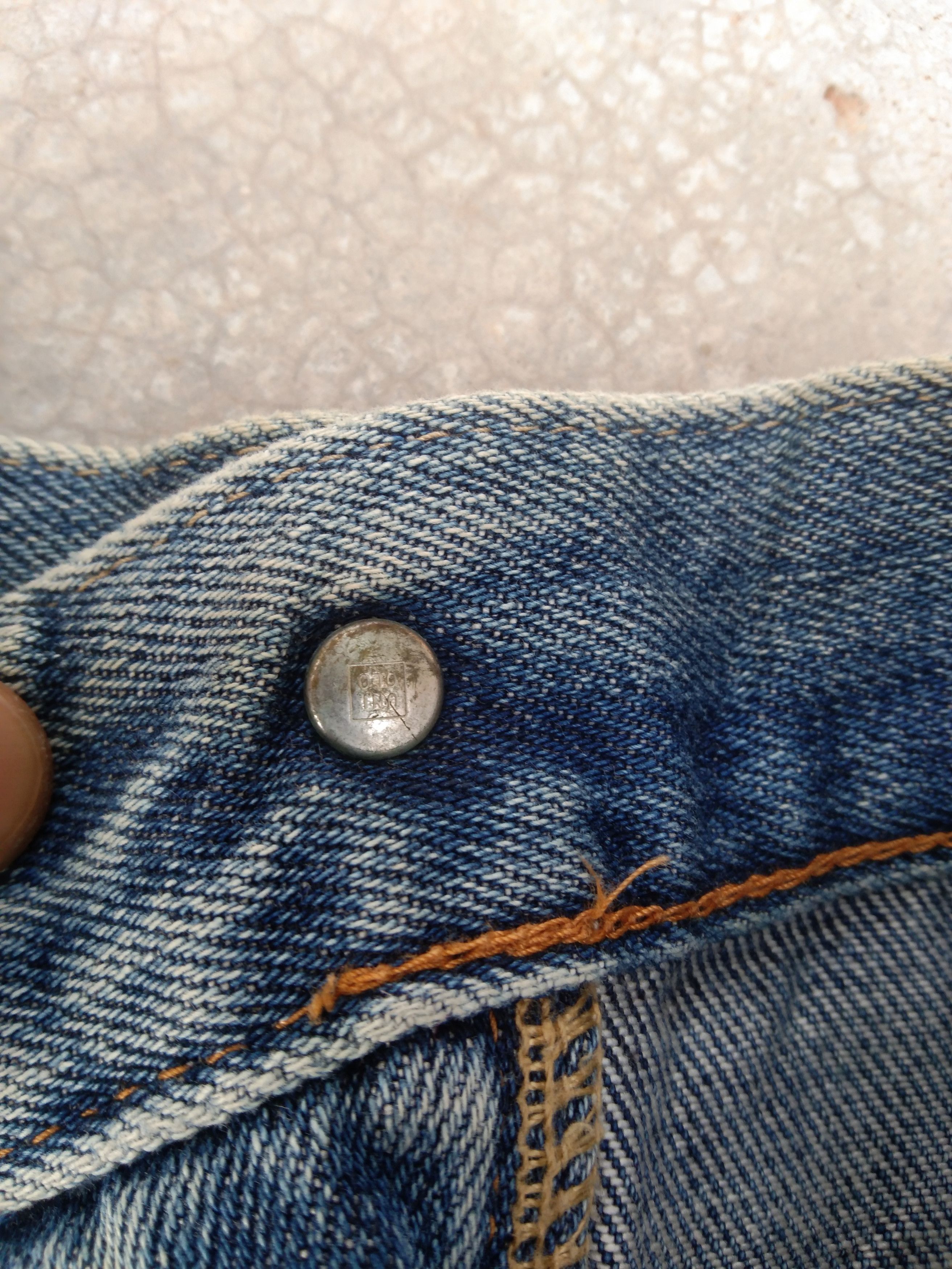 Japanese Brand Vintage Japanese Uniqlo x Kaihara Distressed Jeans 34x30 Size US 34 / EU 50 - 6 Thumbnail