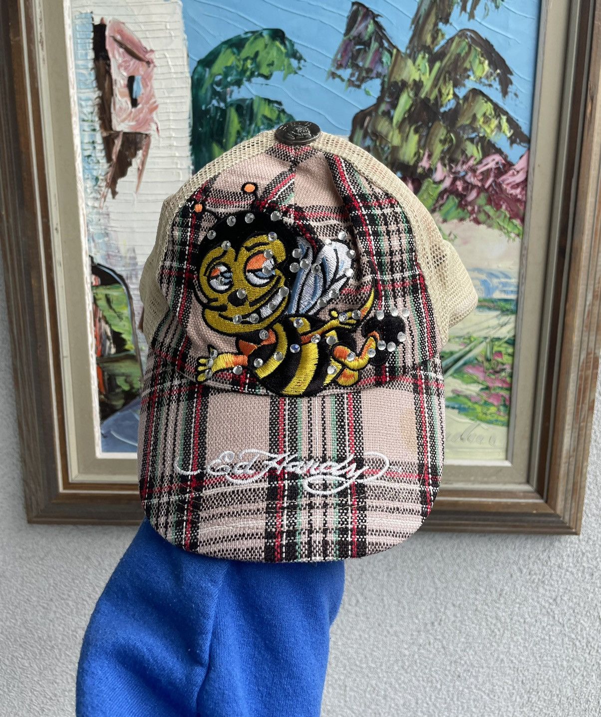 Ed Hardy Ed Hardy Christian Audigier Vintage Y2k Tattoo Trucker Hat Size ONE SIZE - 1 Thumbnail