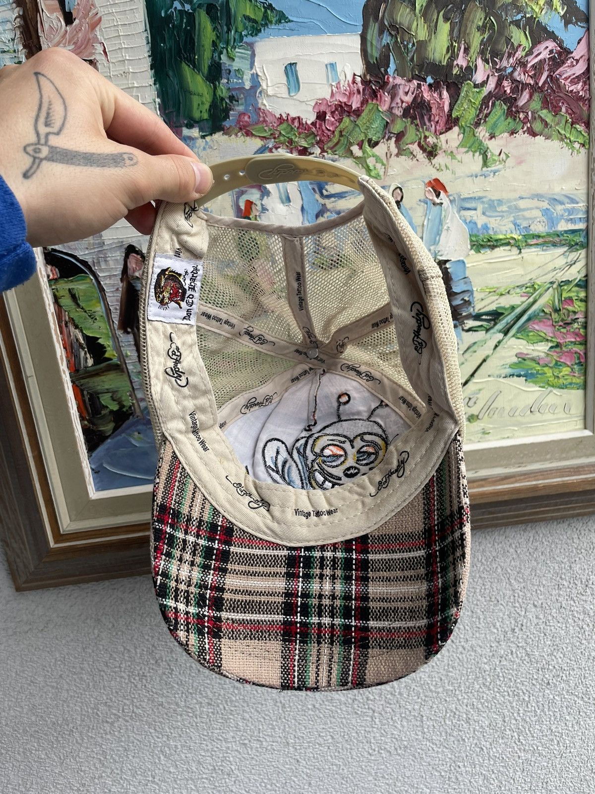 Ed Hardy Ed Hardy Christian Audigier Vintage Y2k Tattoo Trucker Hat Size ONE SIZE - 4 Thumbnail