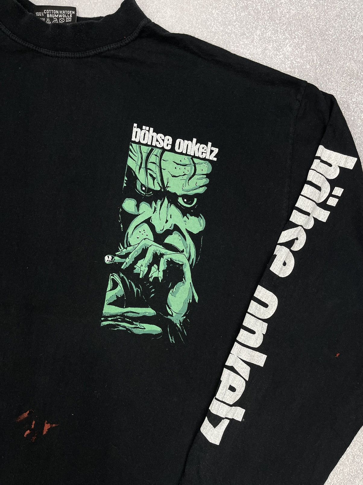 Band Tees Vintage Bohze Onkelz Black Longsleeve Rock Tees Y2K Big Logo Size US XL / EU 56 / 4 - 6 Thumbnail