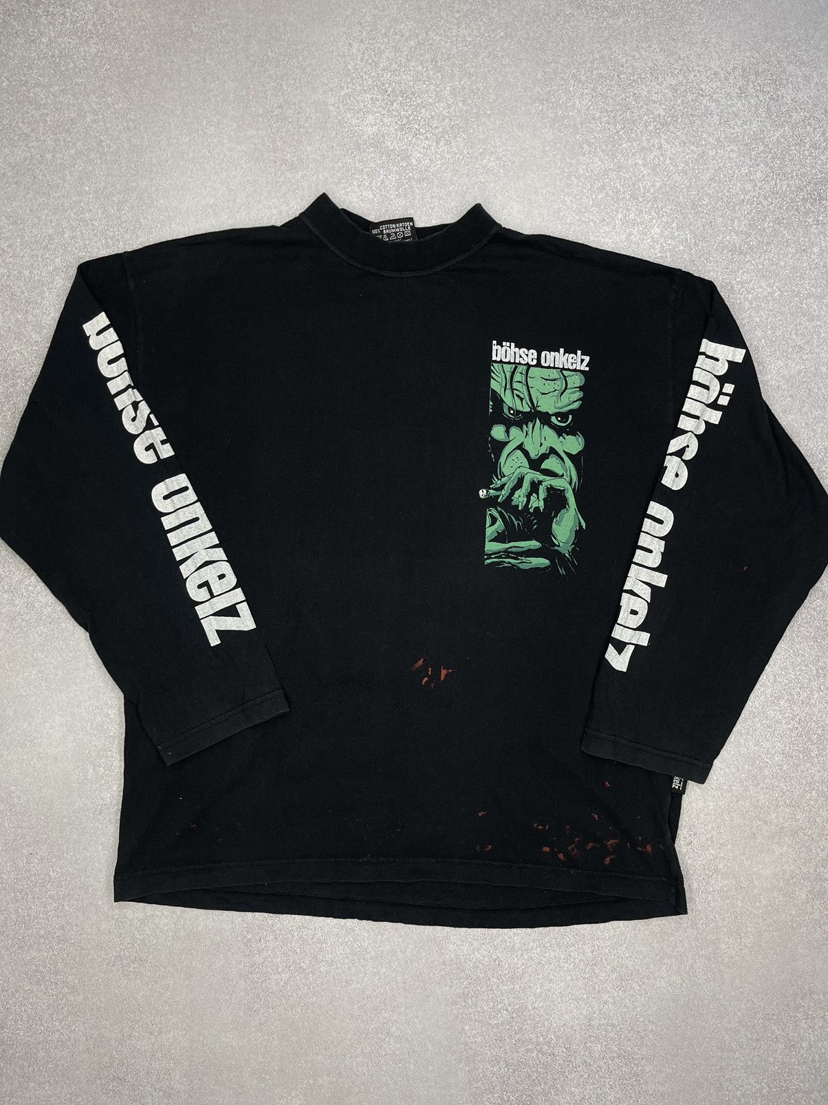 Band Tees Vintage Bohze Onkelz Black Longsleeve Rock Tees Y2K Big Logo Size US XL / EU 56 / 4 - 5 Thumbnail