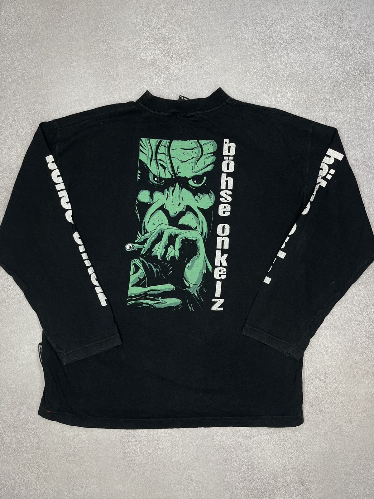 Band Tees Vintage Bohze Onkelz Black Longsleeve Rock Tees Y2K Big Logo Size US XL / EU 56 / 4 - 2 Thumbnail