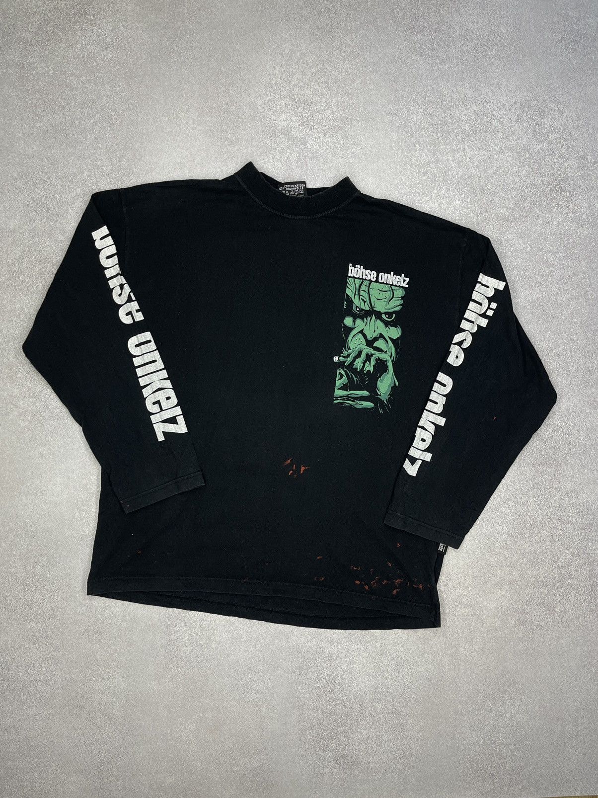 Band Tees Vintage Bohze Onkelz Black Longsleeve Rock Tees Y2K Big Logo Size US XL / EU 56 / 4 - 4 Thumbnail