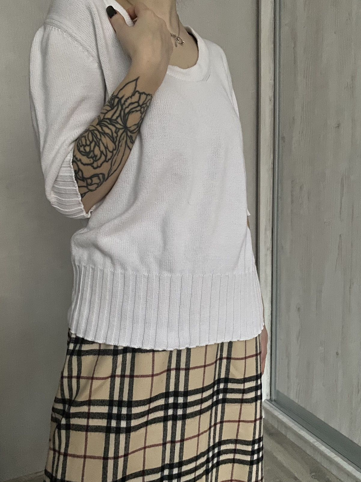 Burberry W's Burberry Brit Knit Buttoned Sweater 2/4 Size L / US 10 / IT 46 - 2 Thumbnail
