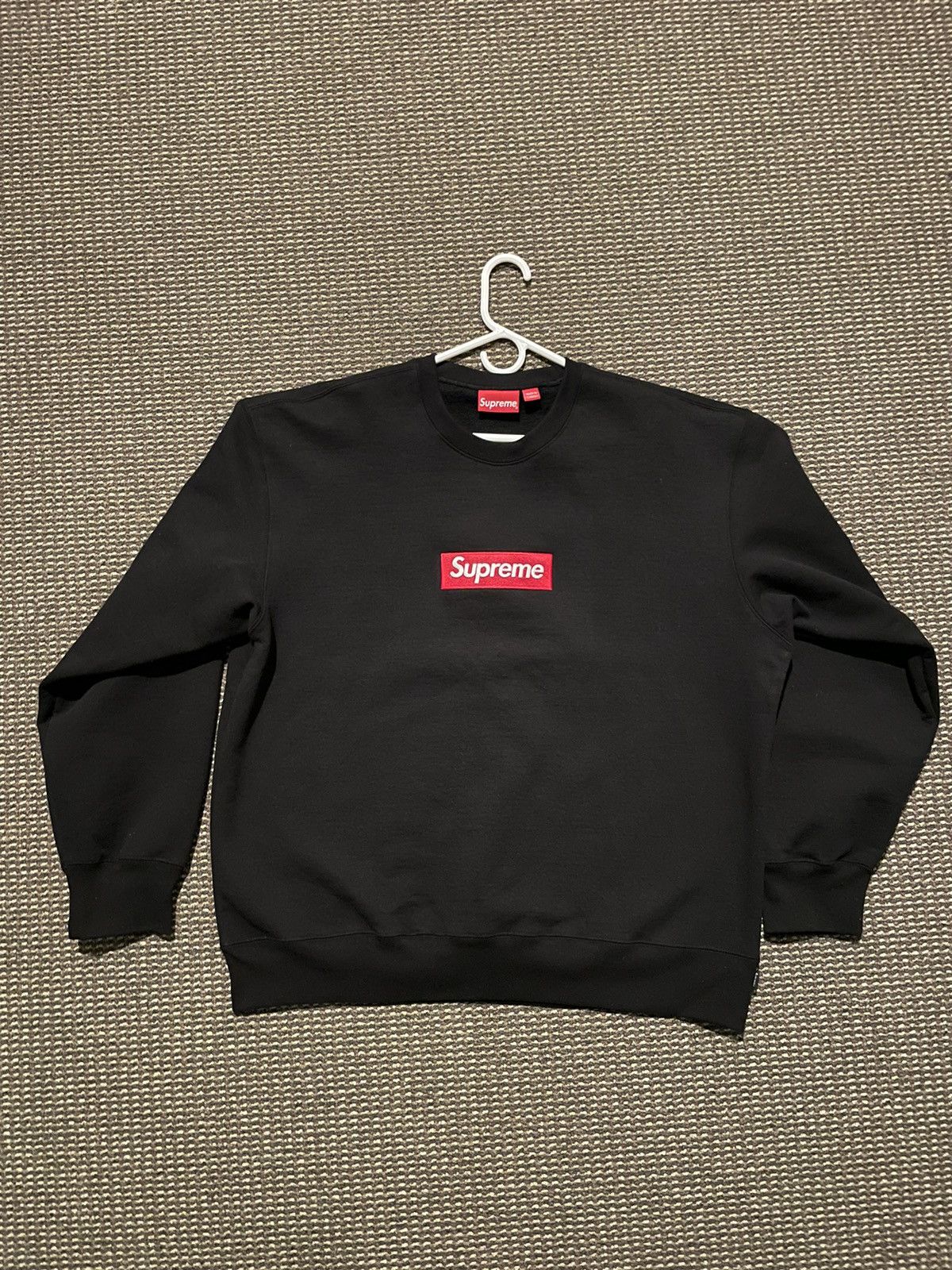 Supreme Supreme Black Box Logo Crewneck FW22 Size XL | Grailed
