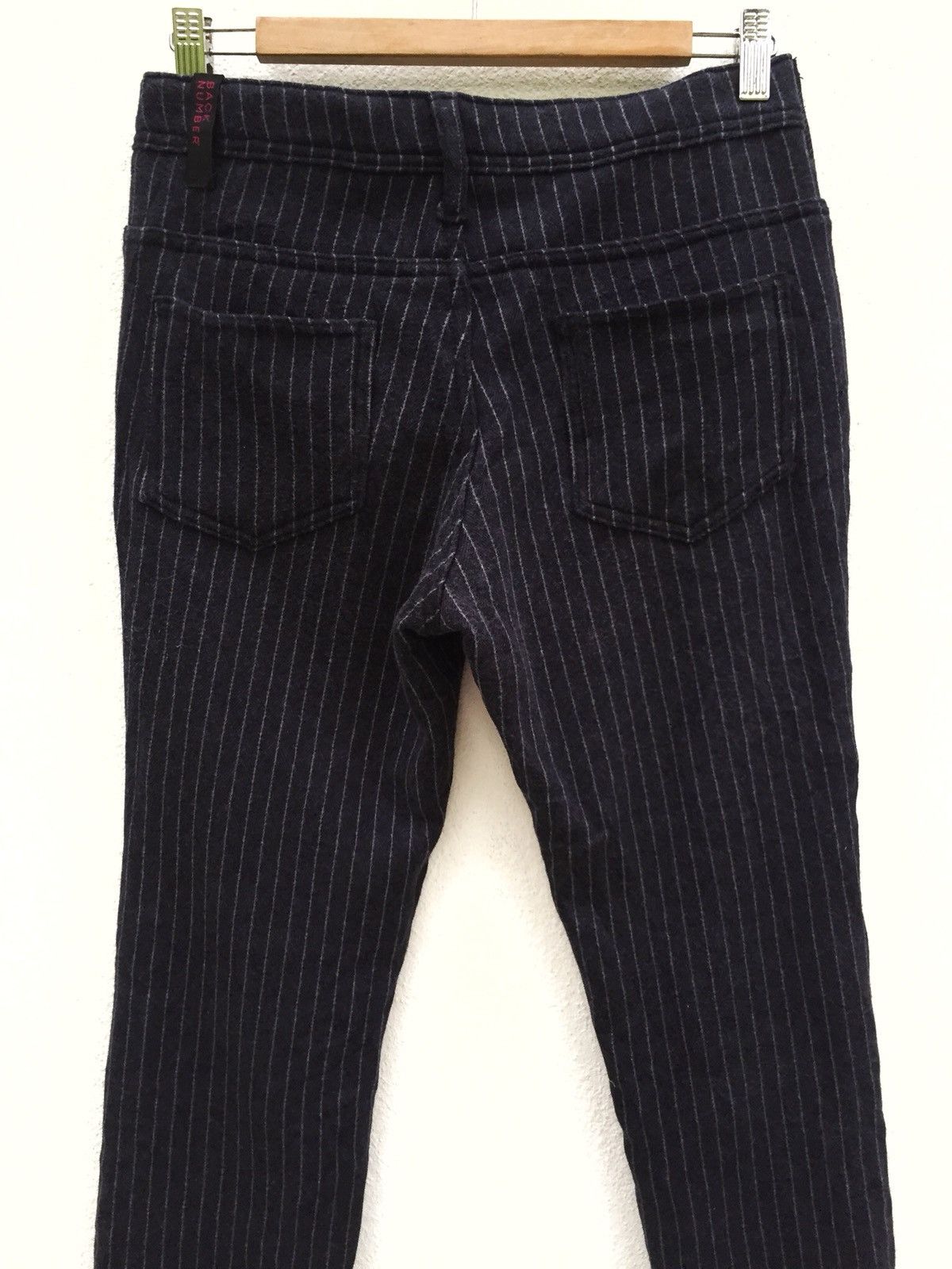 Japanese Brand Striped Moco Moco Tapered Warm Skinny Sweat Pant Size US 30 / EU 46 - 2 Thumbnail