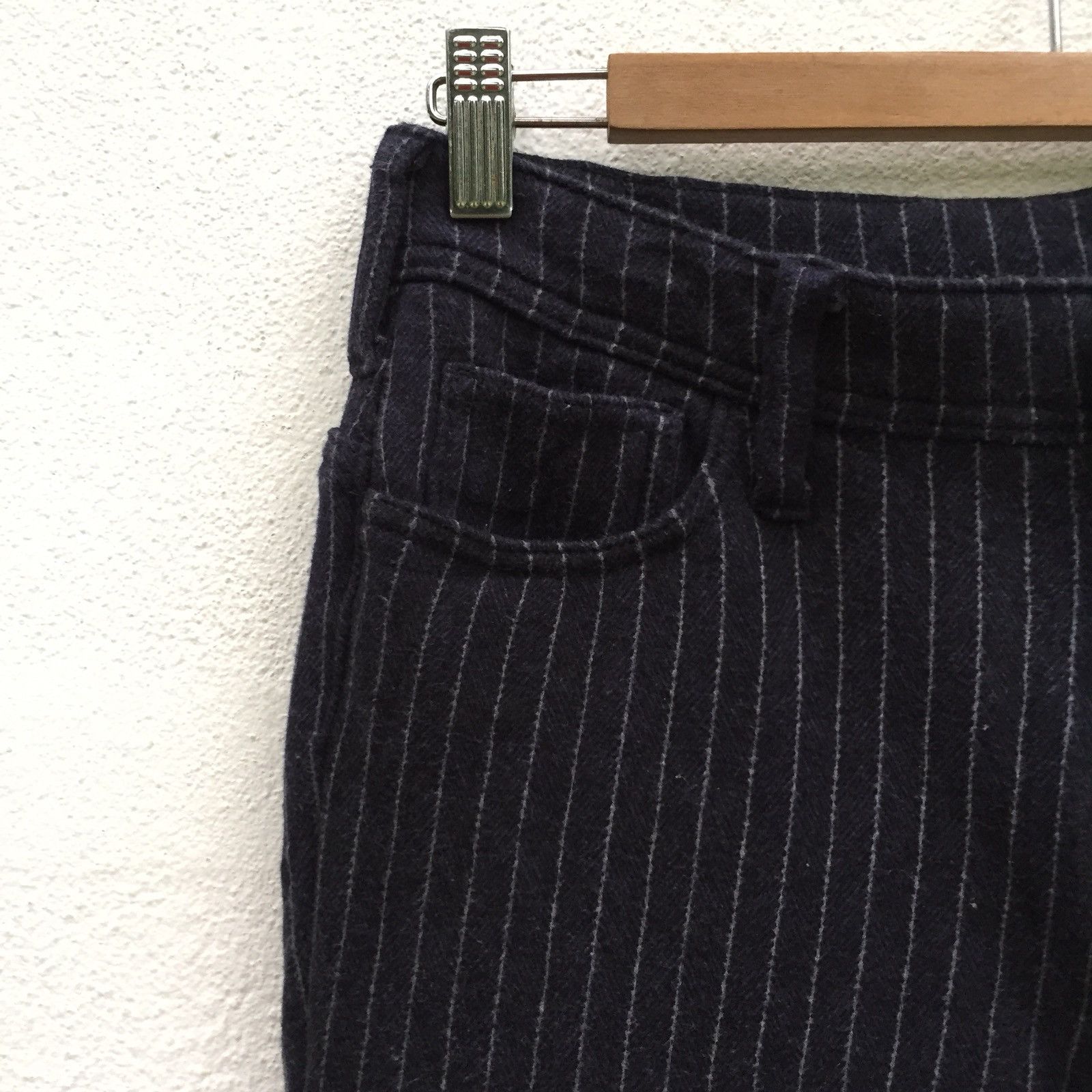 Japanese Brand Striped Moco Moco Tapered Warm Skinny Sweat Pant Size US 30 / EU 46 - 6 Thumbnail