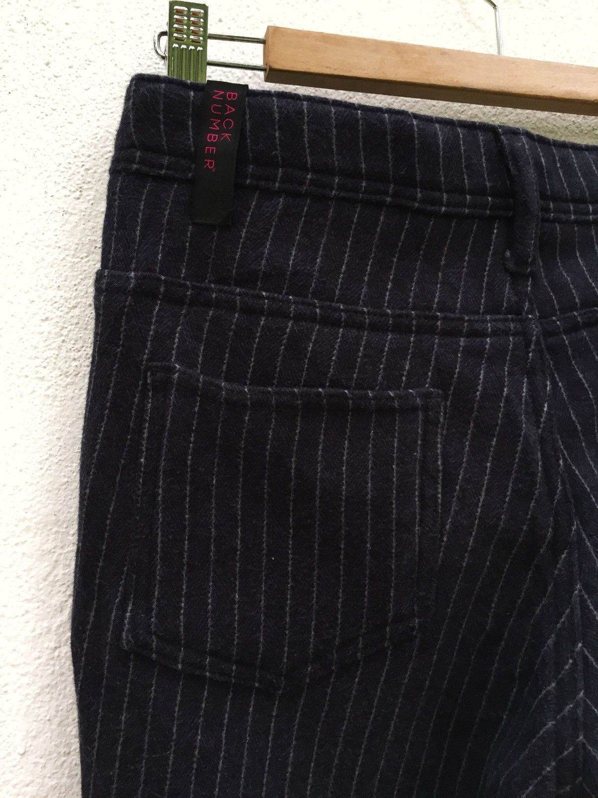 Japanese Brand Striped Moco Moco Tapered Warm Skinny Sweat Pant Size US 30 / EU 46 - 7 Thumbnail