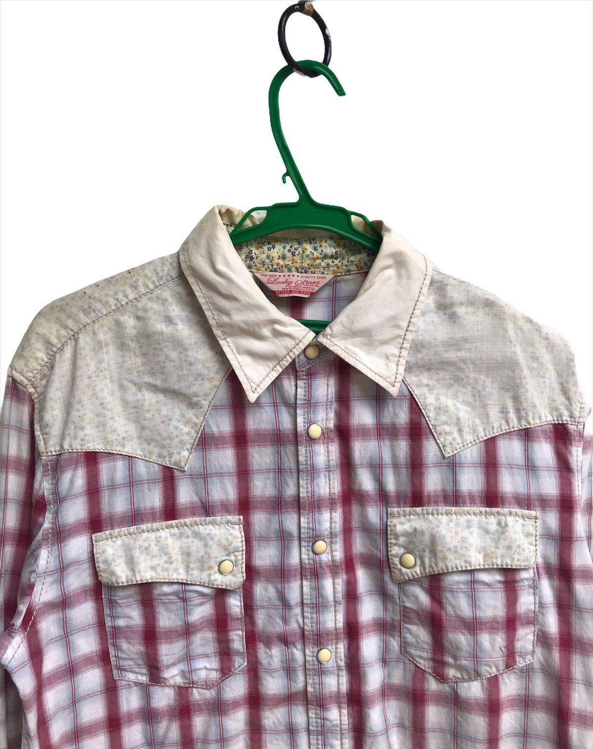 Japanese Brand 🔥Lucky Store Button Flap Check Jacket Size US M / EU 48-50 / 2 - 3 Thumbnail
