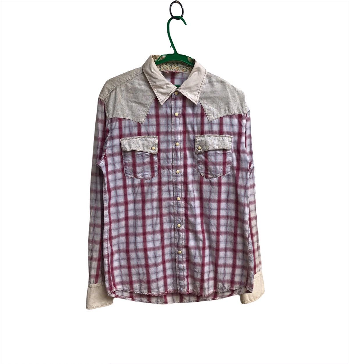 image of Lucky Store Button Flap Check Jacket in More Colour, Men's (Size Medium)
