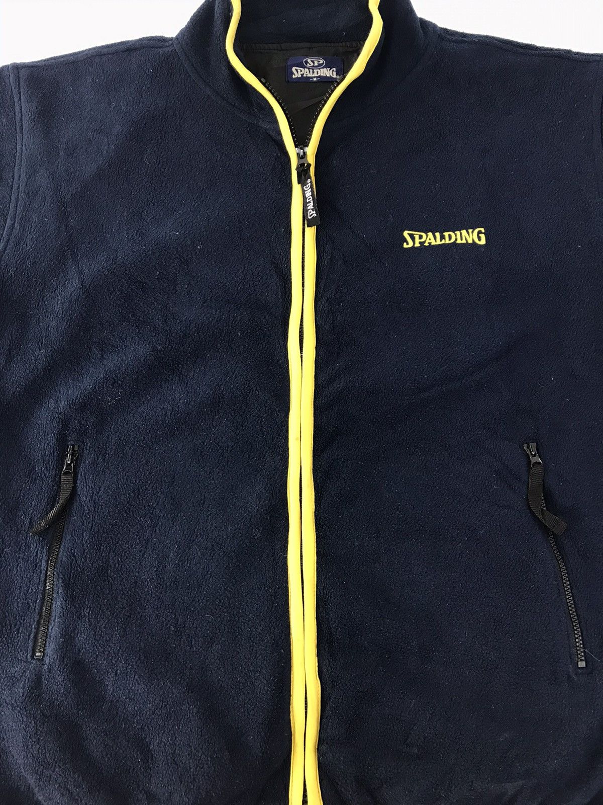 Spalding Spalding Fleece Sweatshirt Zipper Style Embroidered Logo Size US XL / EU 56 / 4 - 4 Thumbnail