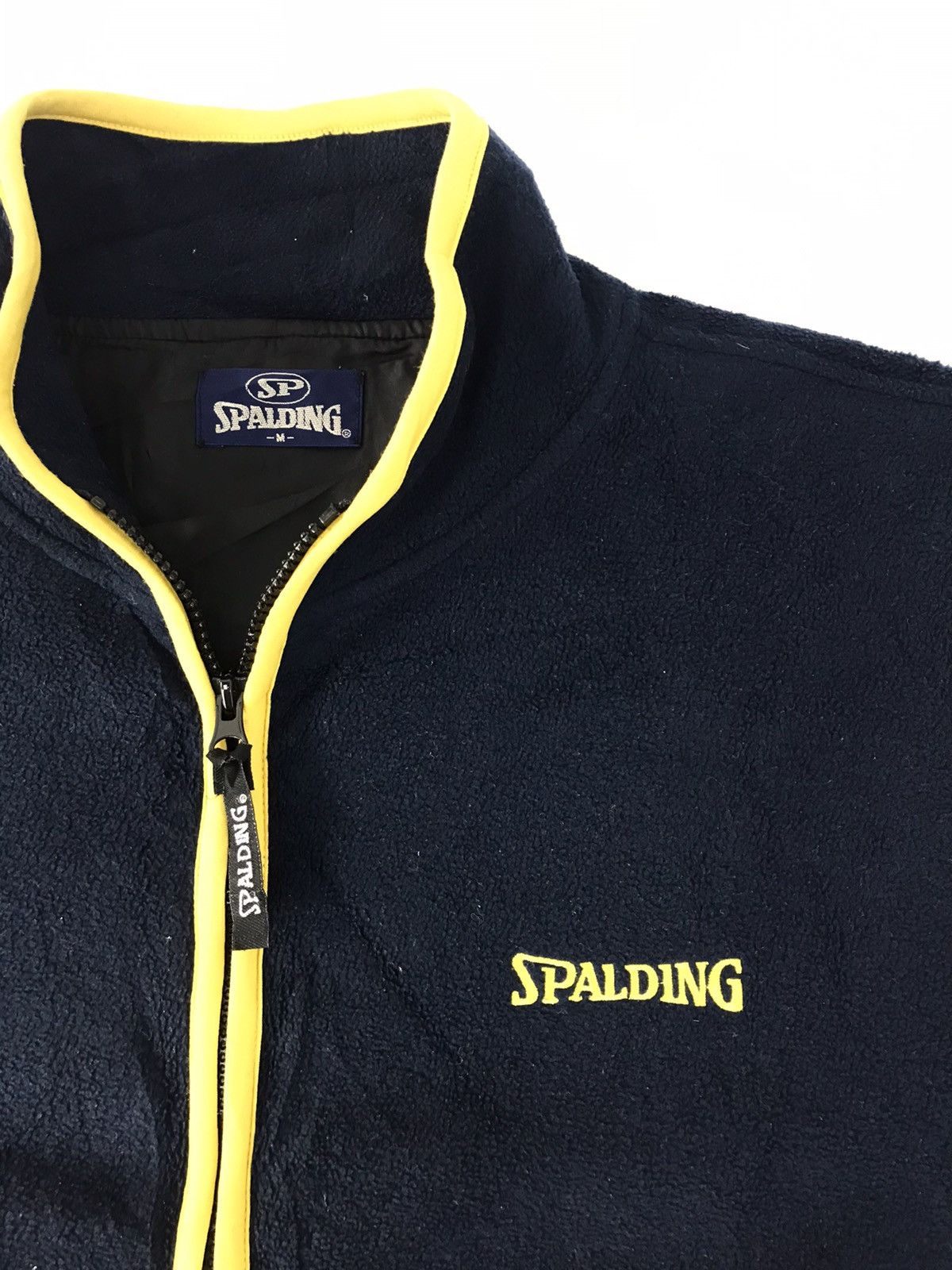 Spalding Spalding Fleece Sweatshirt Zipper Style Embroidered Logo Size US XL / EU 56 / 4 - 3 Thumbnail