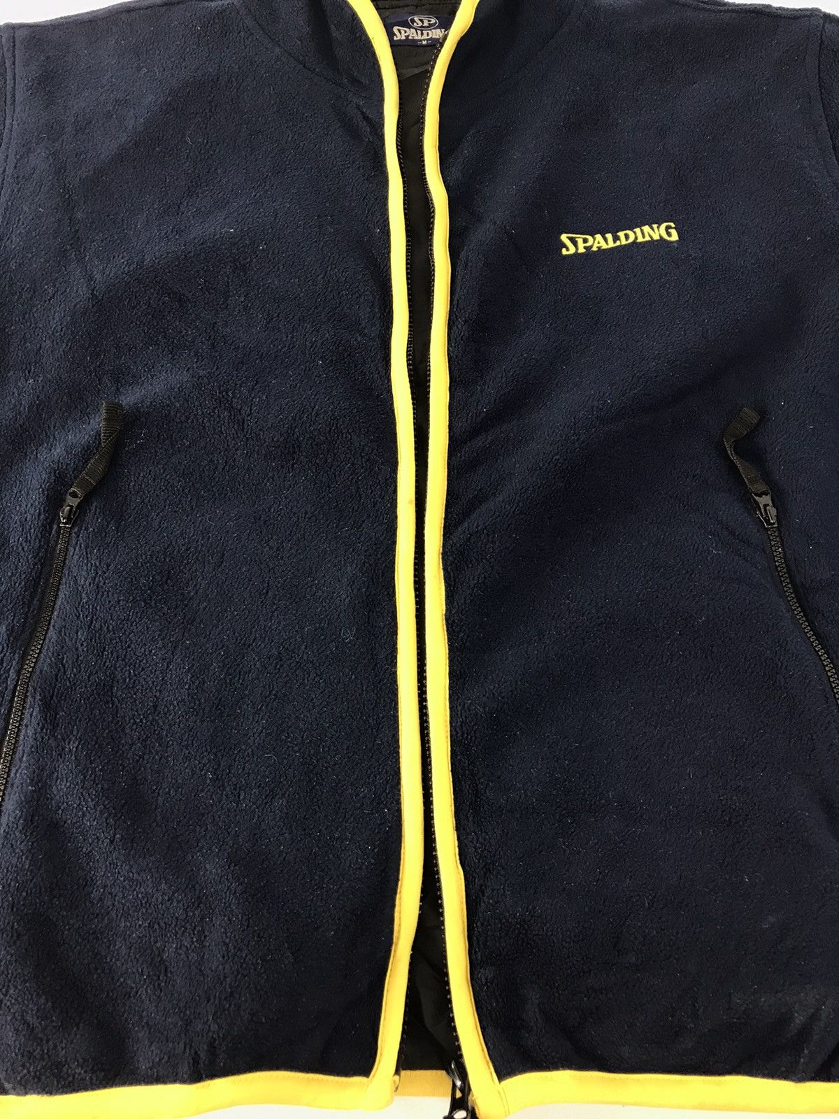 Spalding Spalding Fleece Sweatshirt Zipper Style Embroidered Logo Size US XL / EU 56 / 4 - 5 Thumbnail