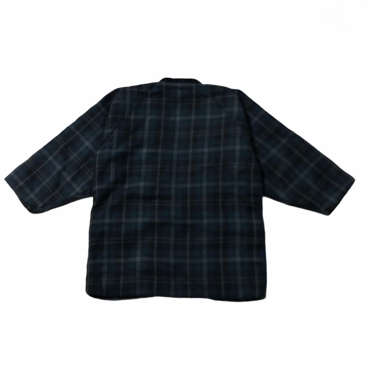 Japanese Brand 🔥Japanese Traditional Soft Fleece Inside Check Kimono Size US L / EU 52-54 / 3 - 2 Thumbnail