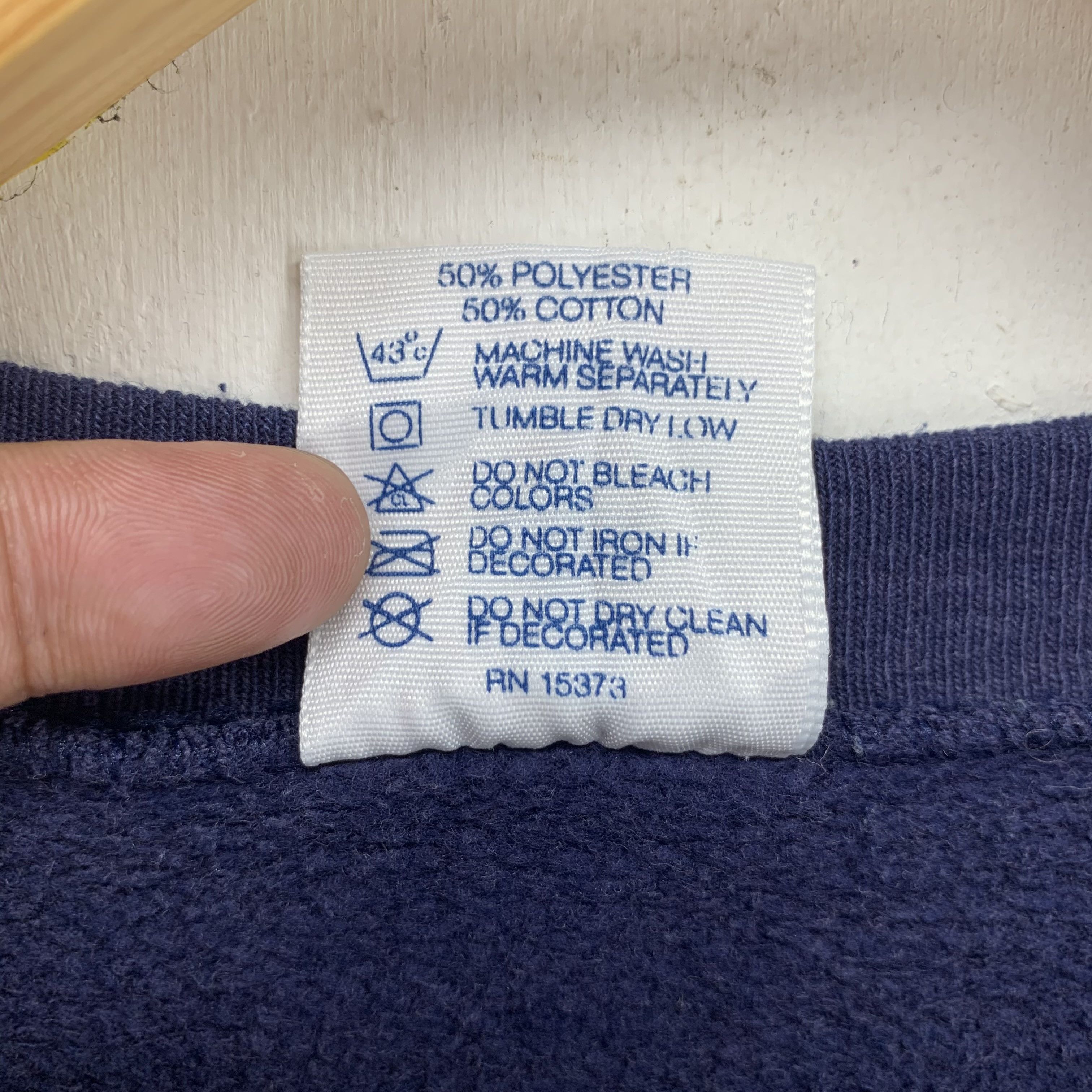 Delta Vintage Delta Fifty Fifty Made in USA Sweatshirt #3185-39 Size US L / EU 52-54 / 3 - 6 Thumbnail