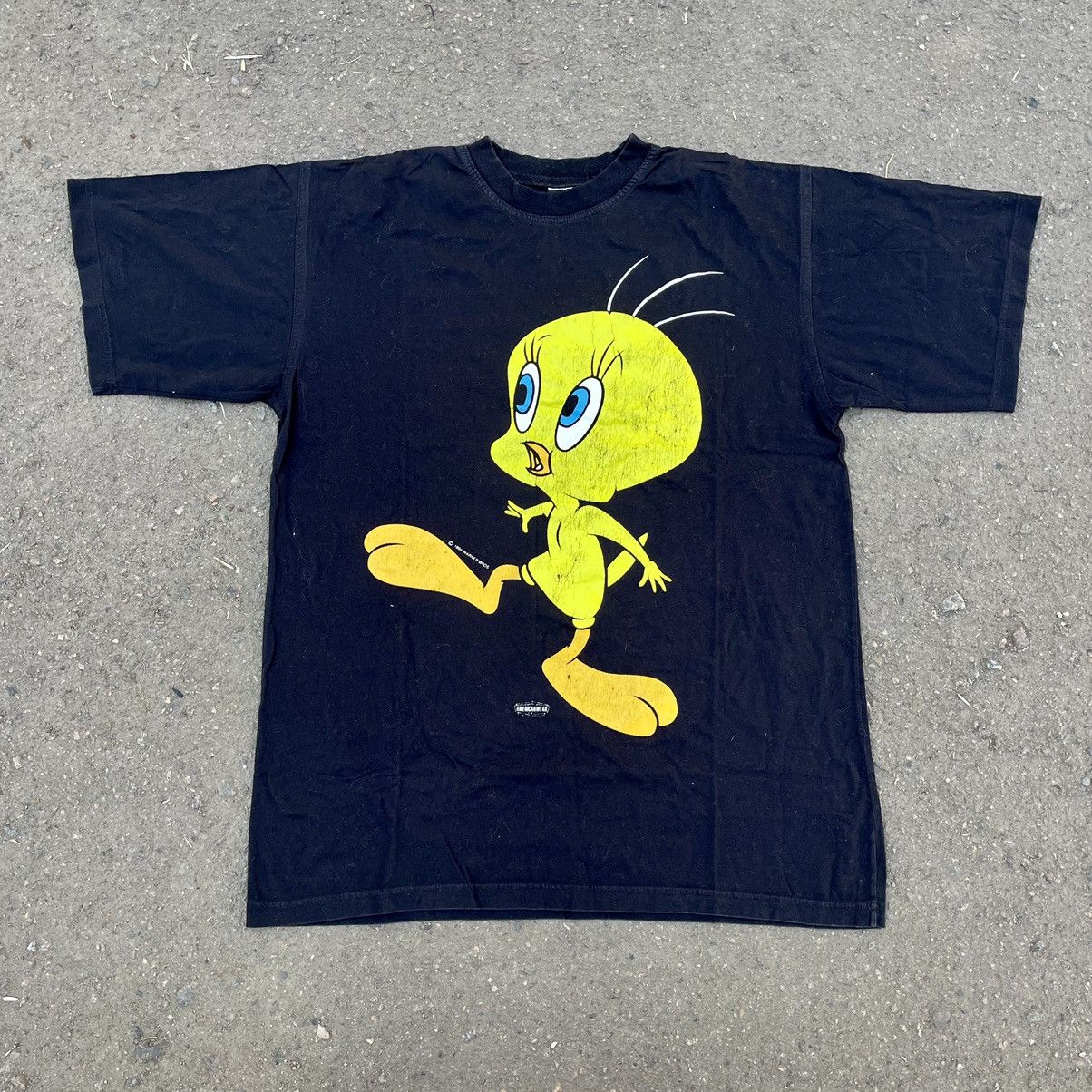 Vintage Vintage 90s Tweety Graphic Tee Looney Tunes Cartoon Skate L Size US L / EU 52-54 / 3 - 1 Thumbnail