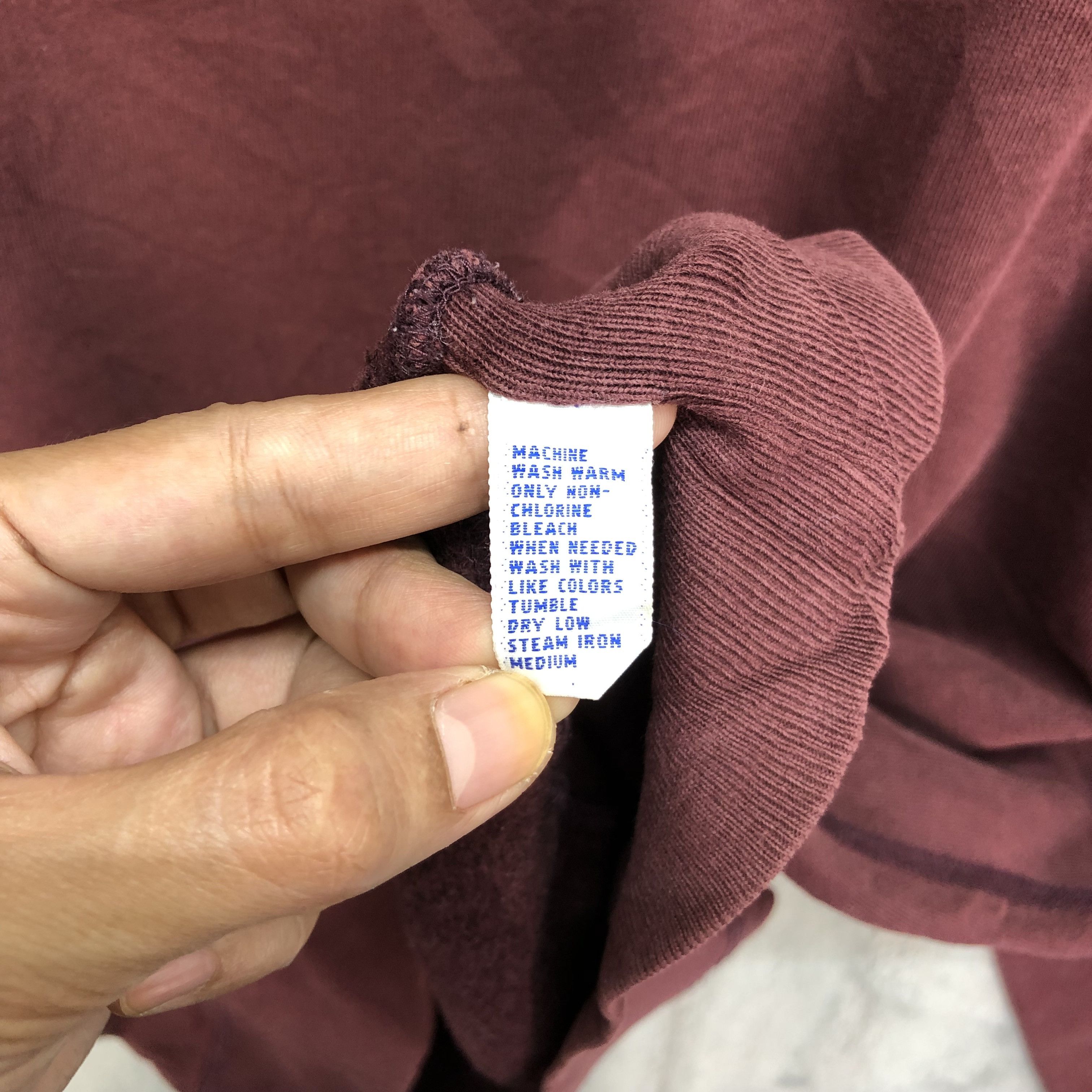 Polo Ralph Lauren Polo Ralph Lauren Small Pony Maroon Sweatshirts #5034-26 Size US L / EU 52-54 / 3 - 10 Thumbnail