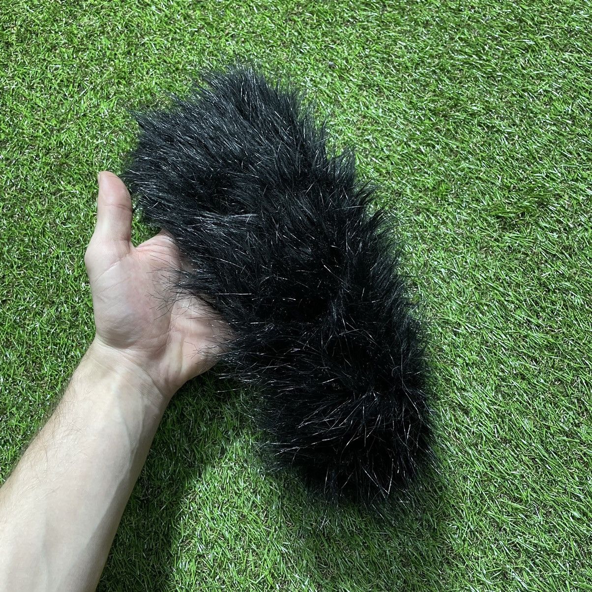 Vintage Vintage 90s Mohair Fuzzy Beanie Black Grunge Punk Alt OS Size ONE SIZE - 2 Thumbnail