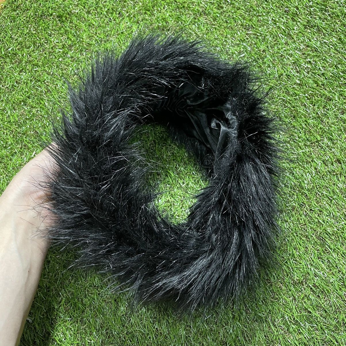 Vintage Vintage 90s Mohair Fuzzy Beanie Black Grunge Punk Alt OS Size ONE SIZE - 3 Thumbnail